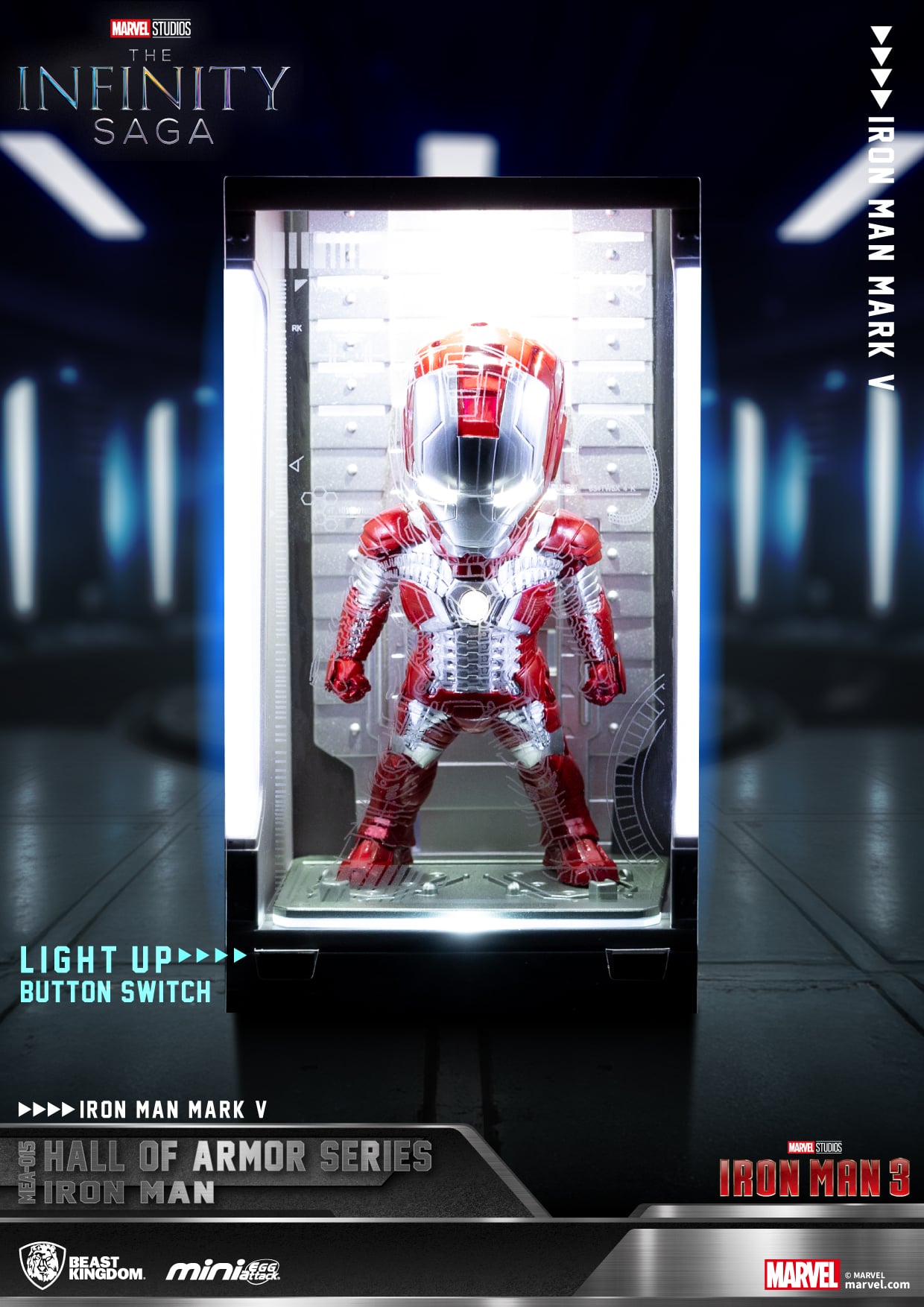 Avengers: The Infinity Saga Mini Egg Attack MEA-015 Iron Man with