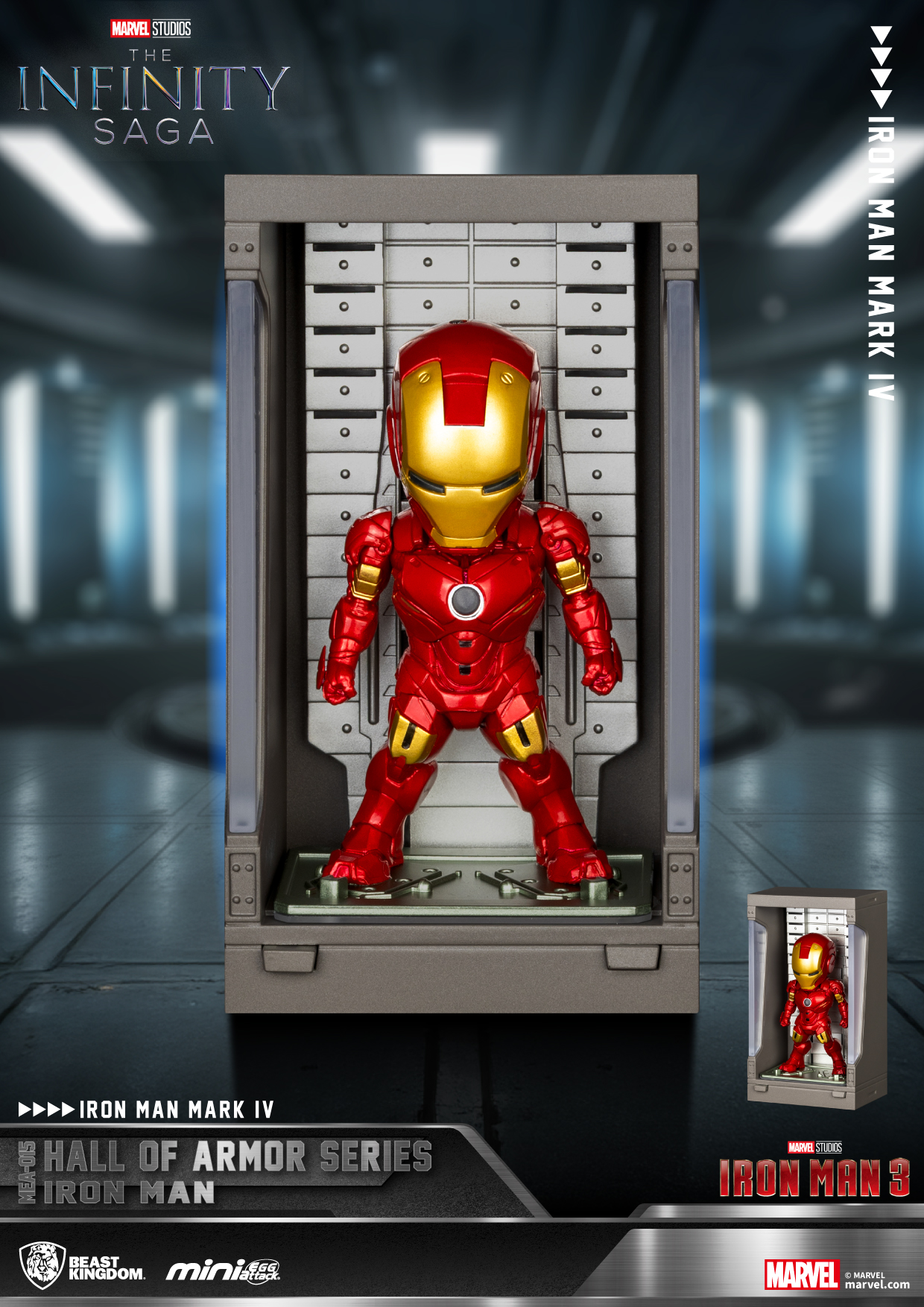 Avengers: The Infinity Saga Mini Egg Attack MEA-015 Iron Man with Hall of Armor Series Random Figure Gallery Image 7