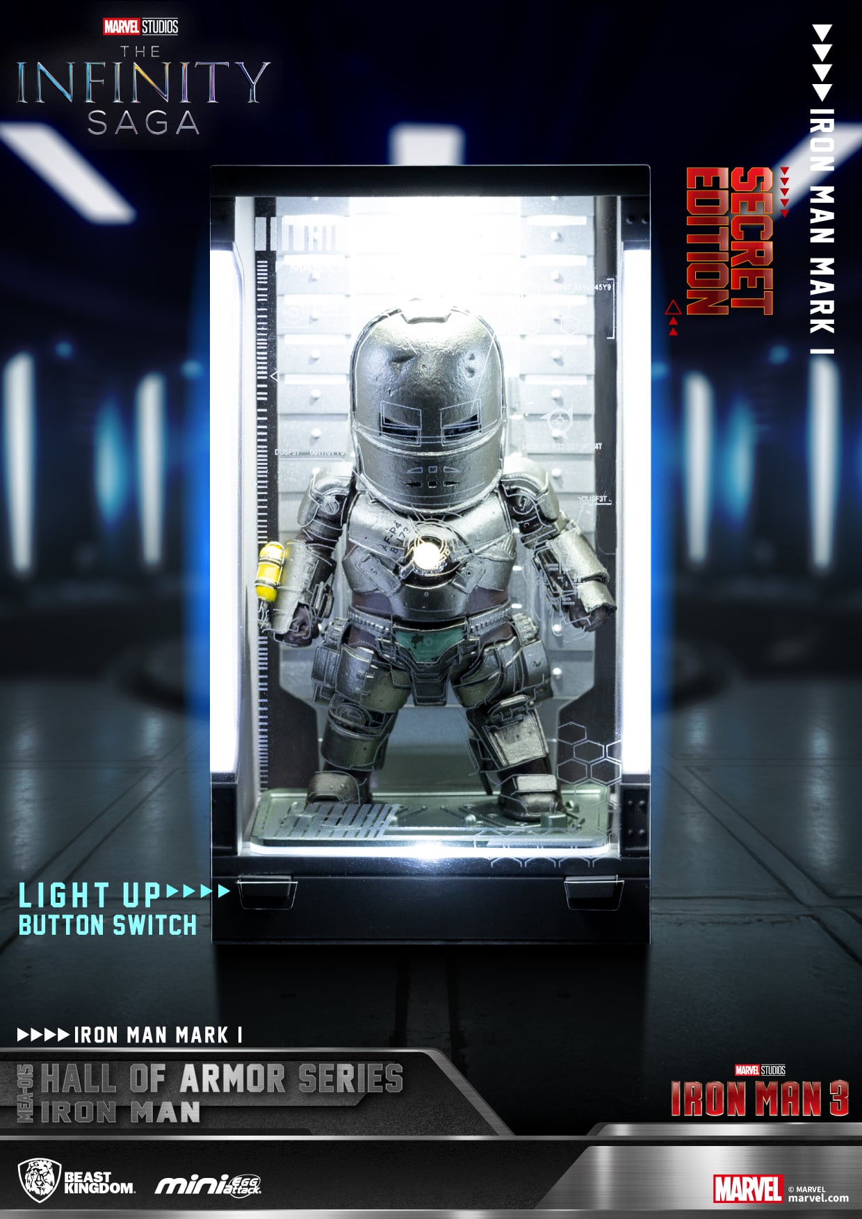 Avengers: The Infinity Saga Mini Egg Attack MEA-015 Iron Man with