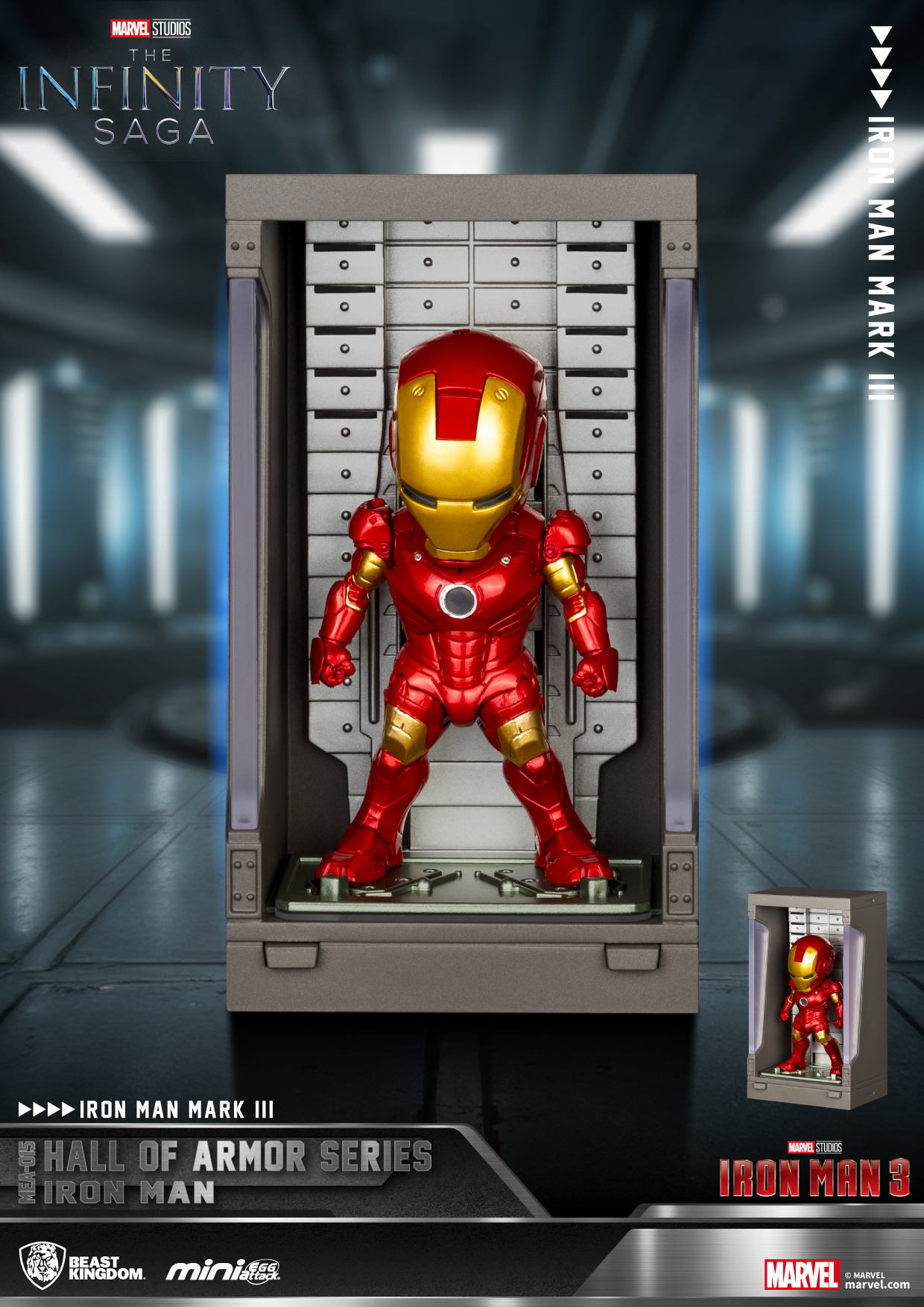 Avengers: The Infinity Saga Mini Egg Attack MEA-015 Iron Man with
