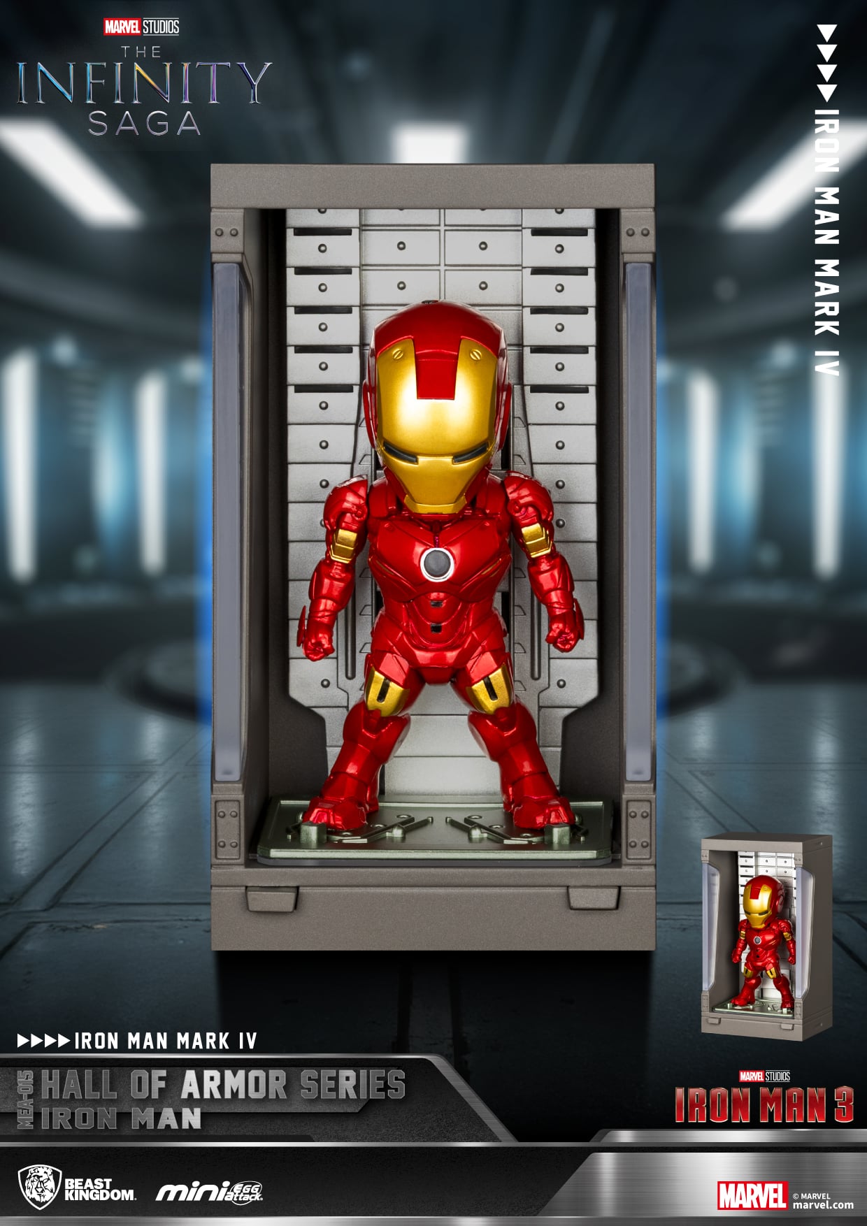Avengers: The Infinity Saga Mini Egg Attack MEA-015 Iron Man with