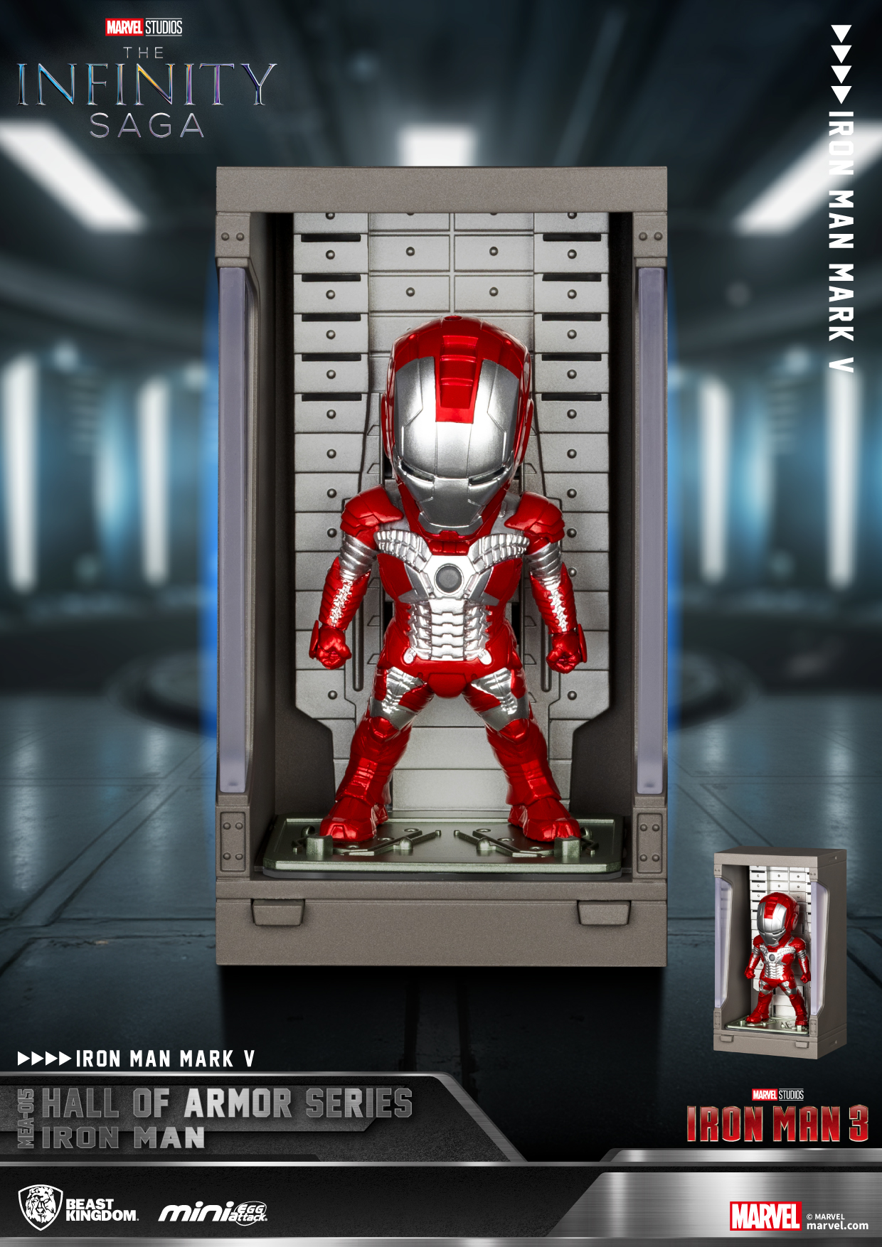 Avengers: The Infinity Saga Mini Egg Attack MEA-015 Iron Man with