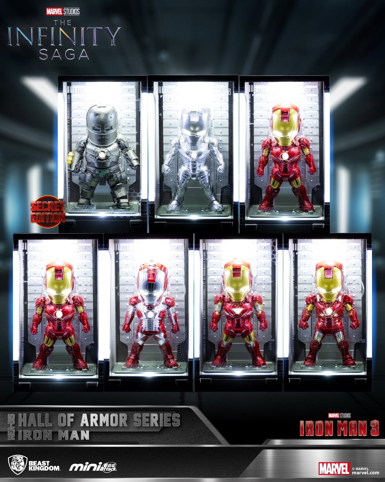 Avengers: The Infinity Saga Mini Egg Attack MEA-015 Iron Man with