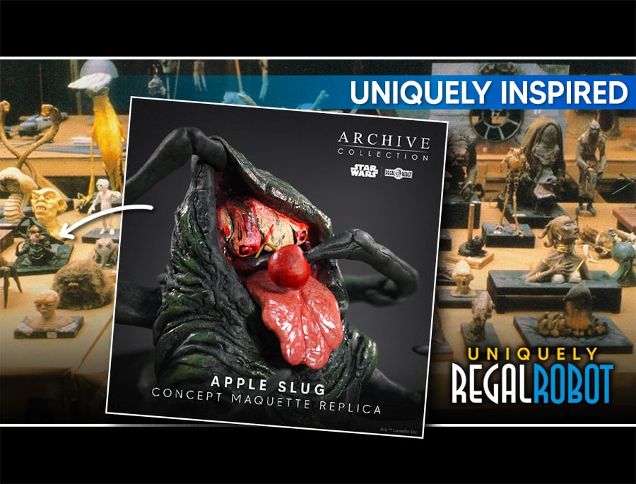 Star Wars: Return of the Jedi Archive Collection Apple Slug (Legacy Edition) Limited Edition Concept Maquette Replica Gallery Image 12