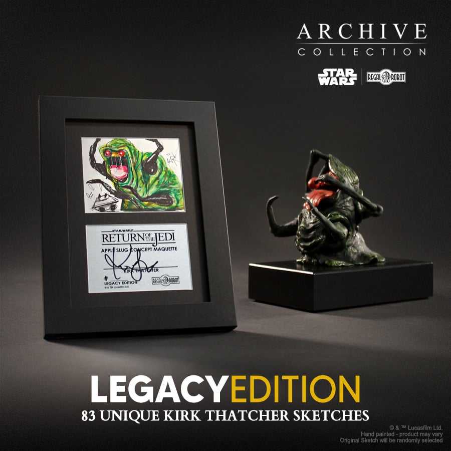 Star Wars: Return of the Jedi Archive Collection Apple Slug (Legacy Edition) Limited Edition Concept Maquette Replica Gallery Image 4