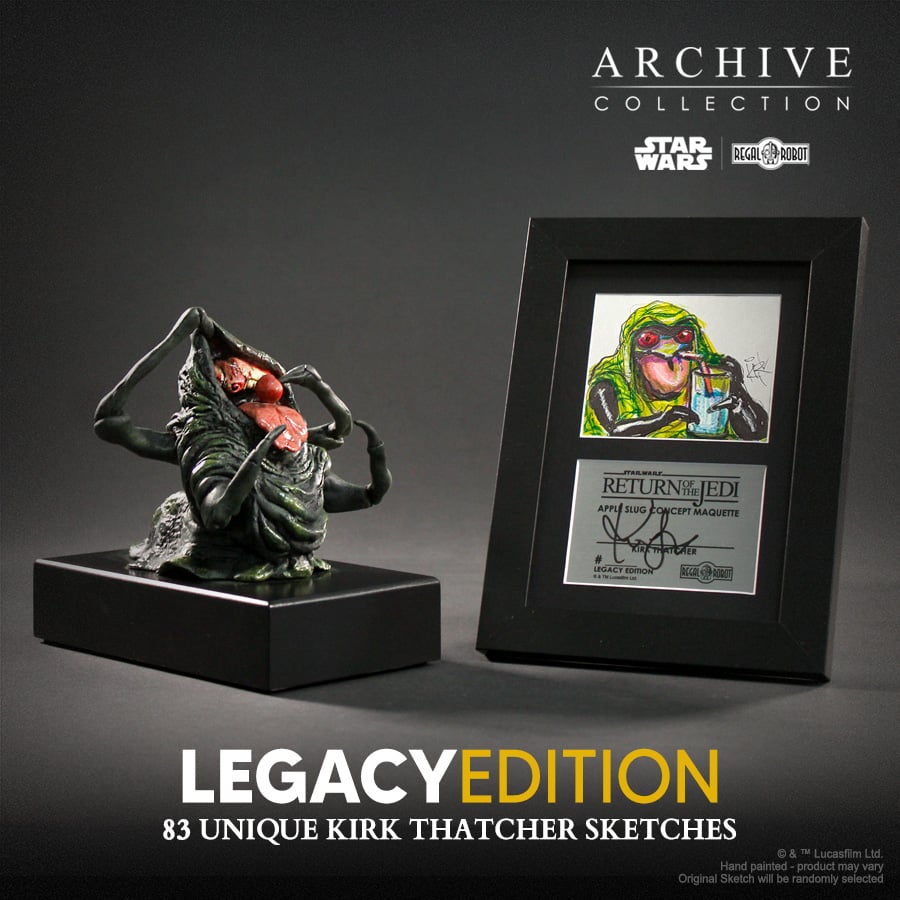 Star Wars: Return of the Jedi Archive Collection Apple Slug (Legacy Edition) Limited Edition Concept Maquette Replica Gallery Image 3