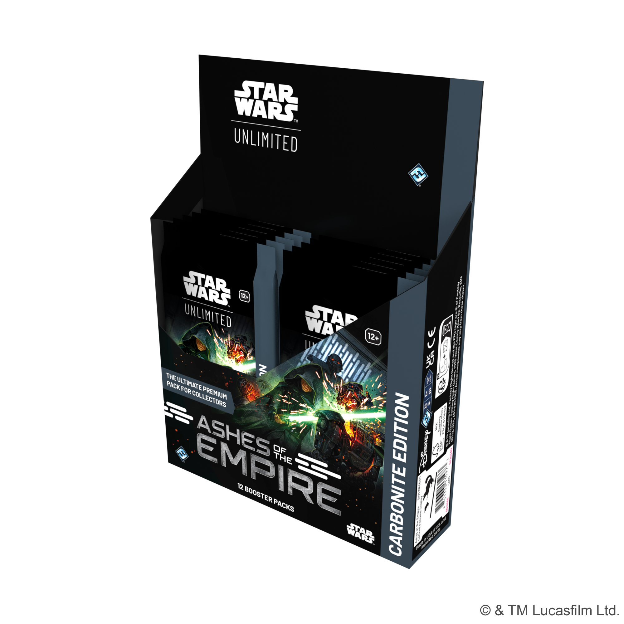 Star Wars: Unlimited Ashes of the Empire Carbonite Edition Booster Display (12 Booster Packs) Gallery Image 3