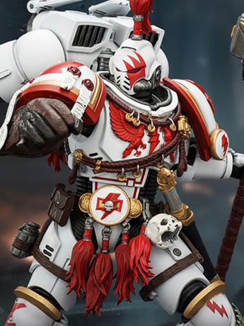 Warhammer 40,000: Space Marine 2 White Scars Assault Intercessor Champion (Game Edition) 1/18 Scale Action Figure Gallery Image 2
