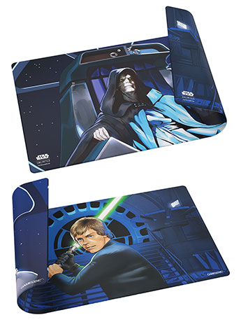 Star Wars: Unlimited Jedi Luke Skywalker & Emperor Palpatine Double-Sided Game Mat Gallery Image 2