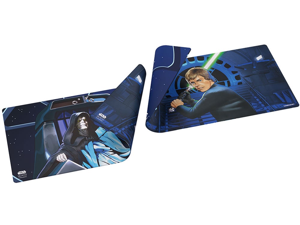 Star Wars: Unlimited Jedi Luke Skywalker & Emperor Palpatine Double-Sided Game Mat Gallery Image 1