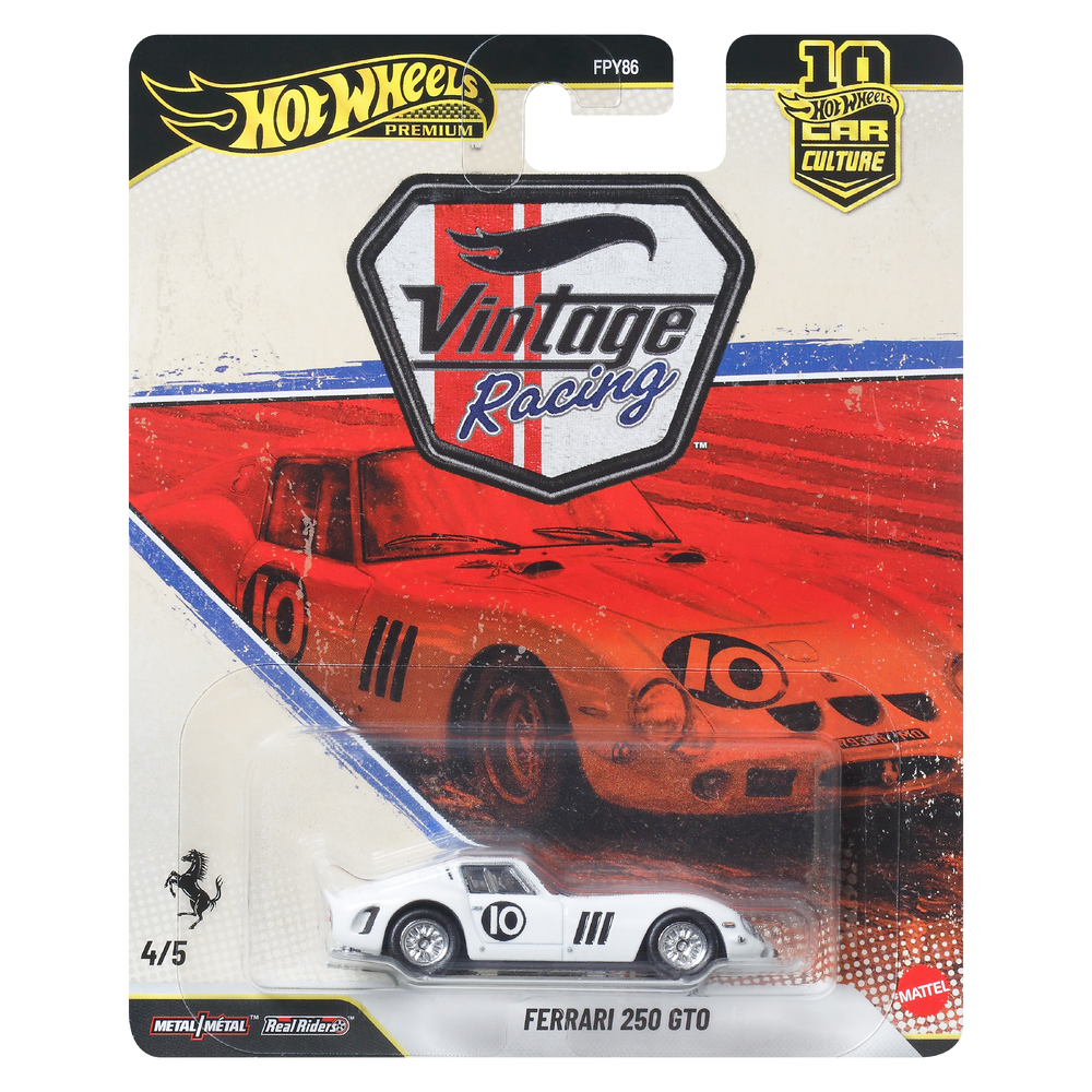 Hot Wheels Premium Car Culture Vintage Racing Ferrari 250 GTO Gallery Image 6