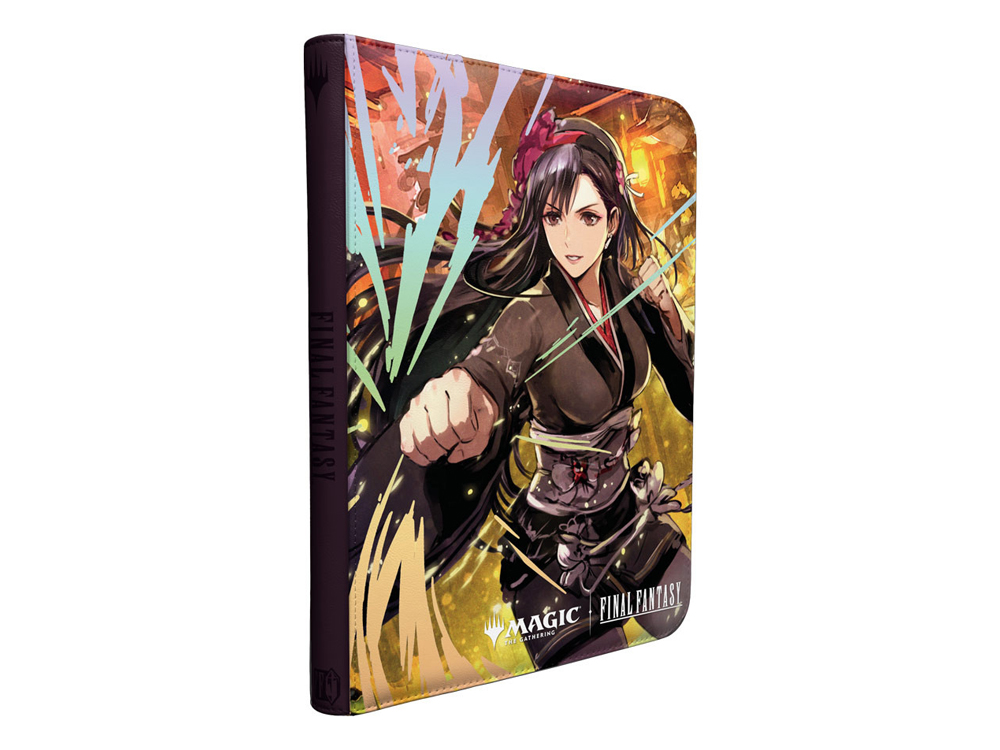 Magic: The Gathering x Final Fantasy Tifa Lockhart 9-Pocket Pro Premium Zippered Sideloader Binder Gallery Image 1