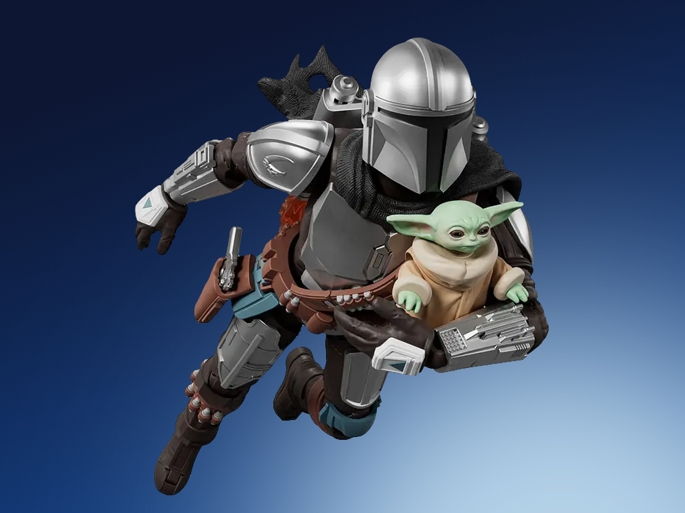 Star Wars: The Mandalorian & Grogu Champion Class CC05 Din Djarin & Grogu Model Kit Gallery Image 1