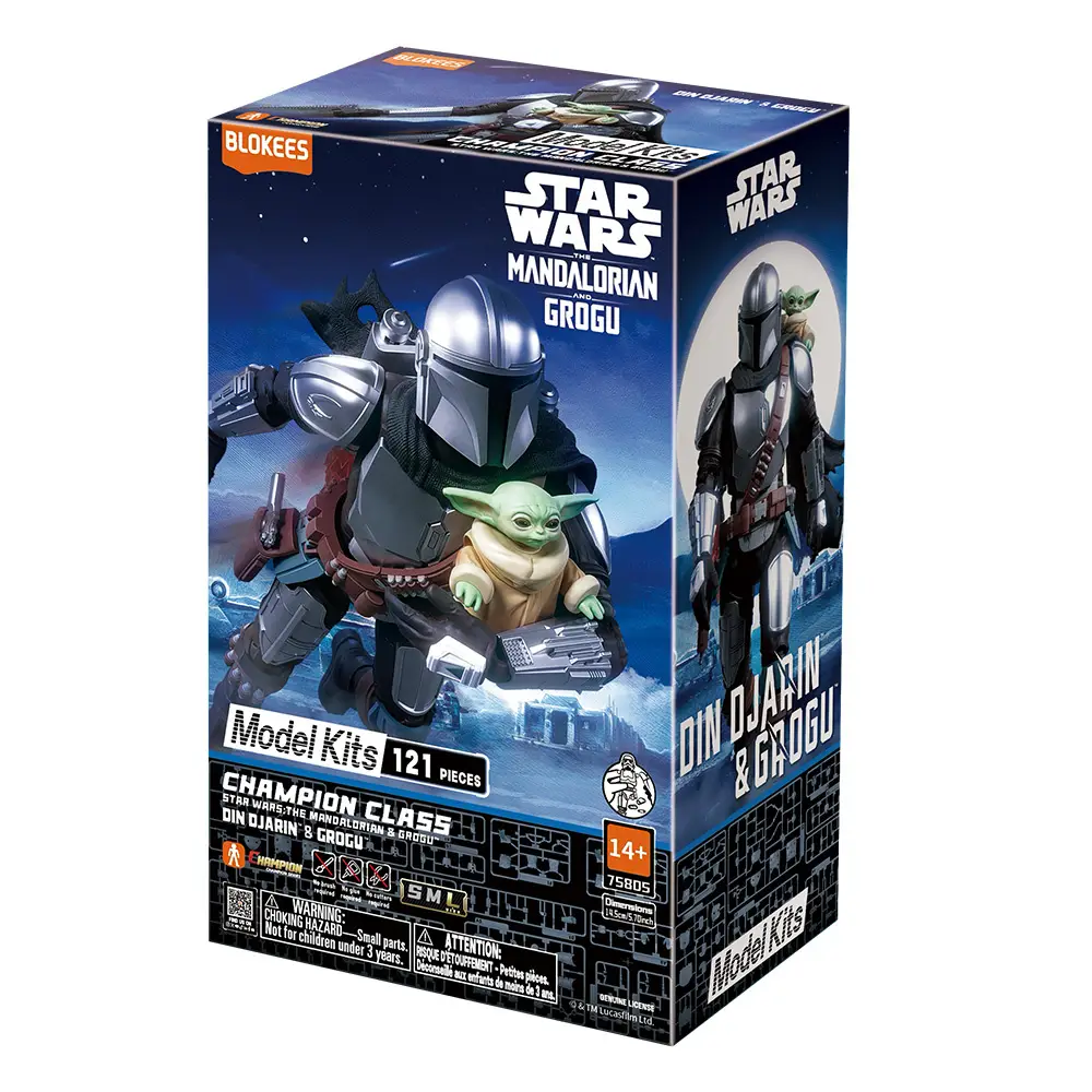 Star Wars: The Mandalorian & Grogu Champion Class CC05 Din Djarin & Grogu Model Kit Gallery Image 11