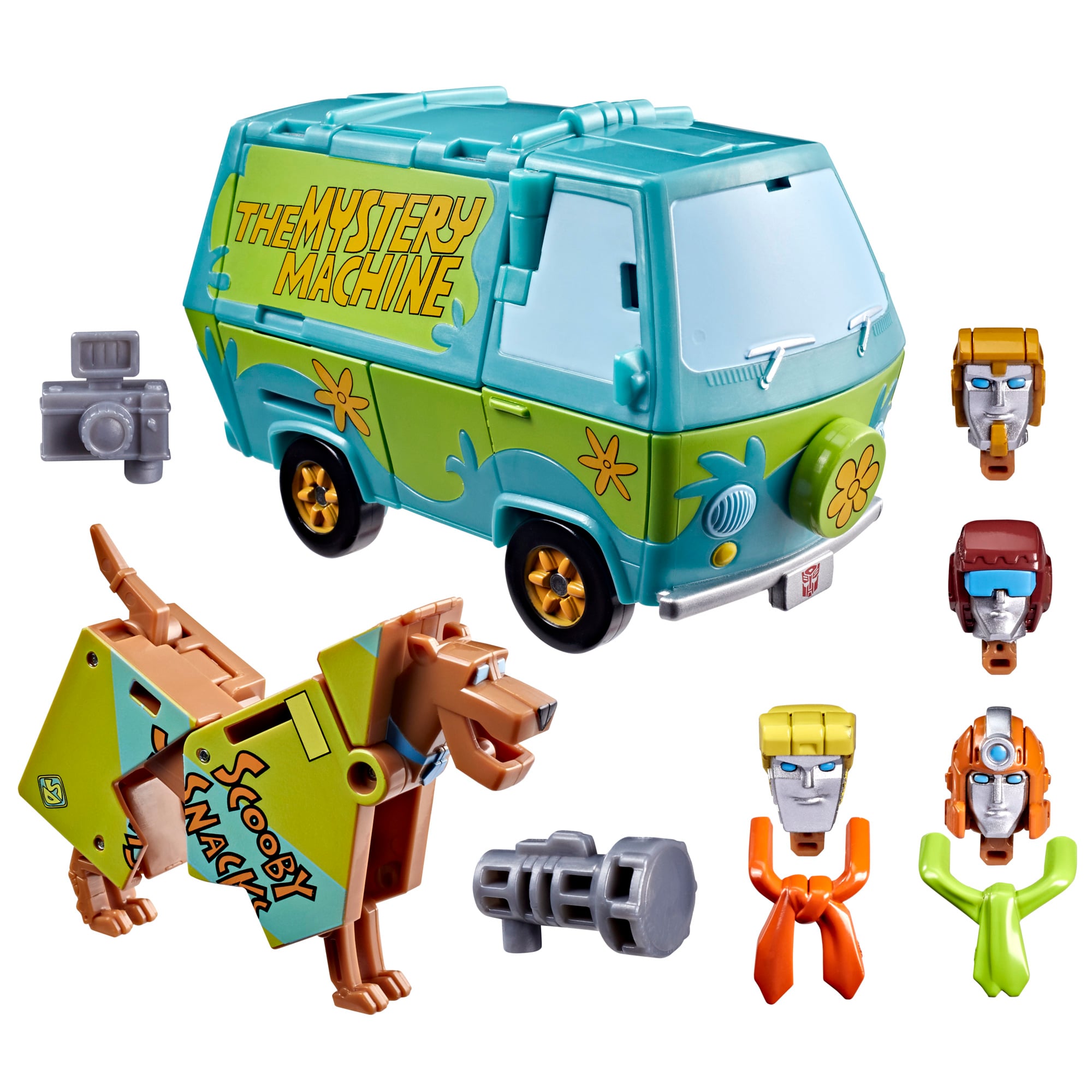 Transformers Collaborative Scooby Doo x Transformers Mysterious Prime & Automutt Action Figure Set Gallery Image 7