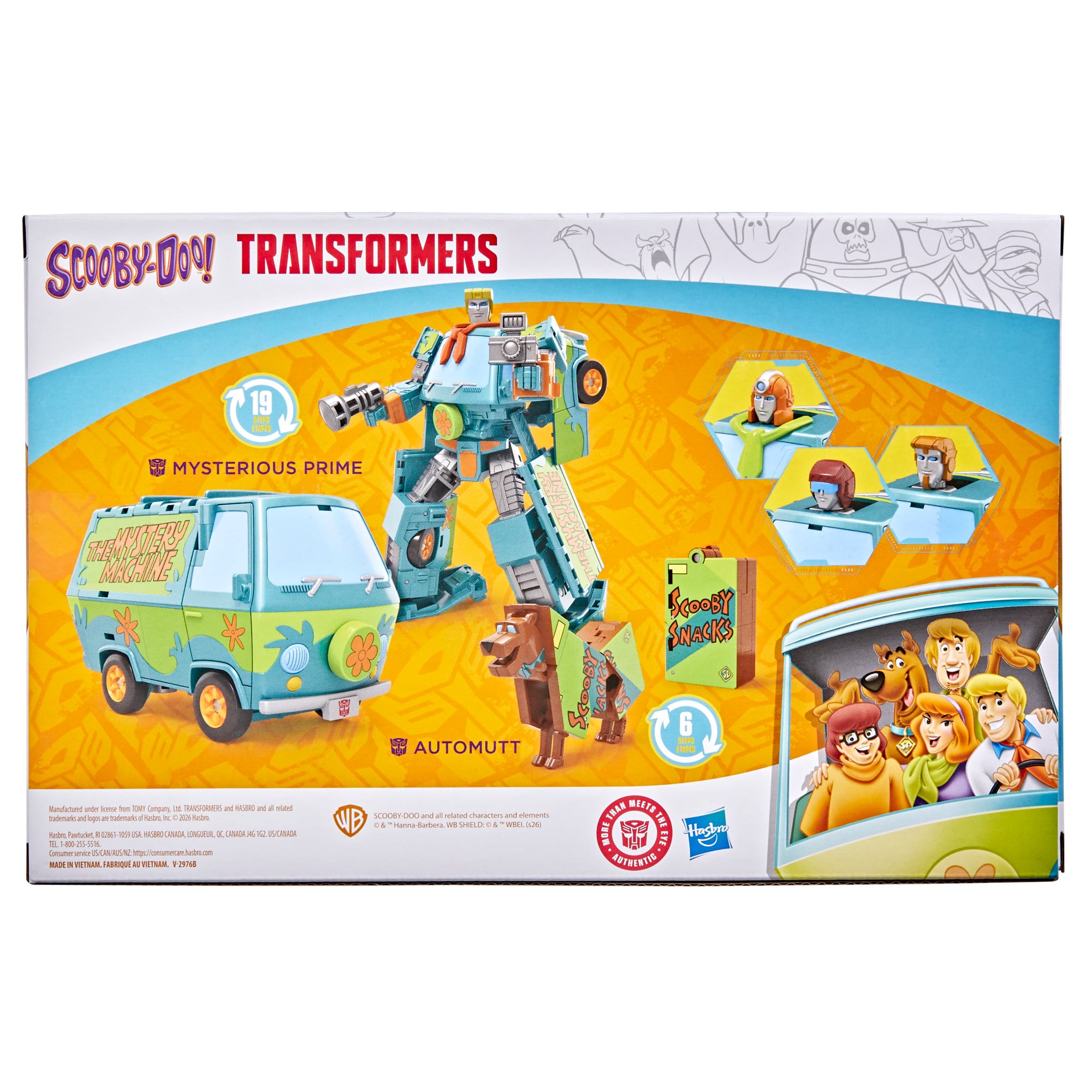 Transformers Collaborative Scooby Doo x Transformers Mysterious Prime & Automutt Action Figure Set Gallery Image 10