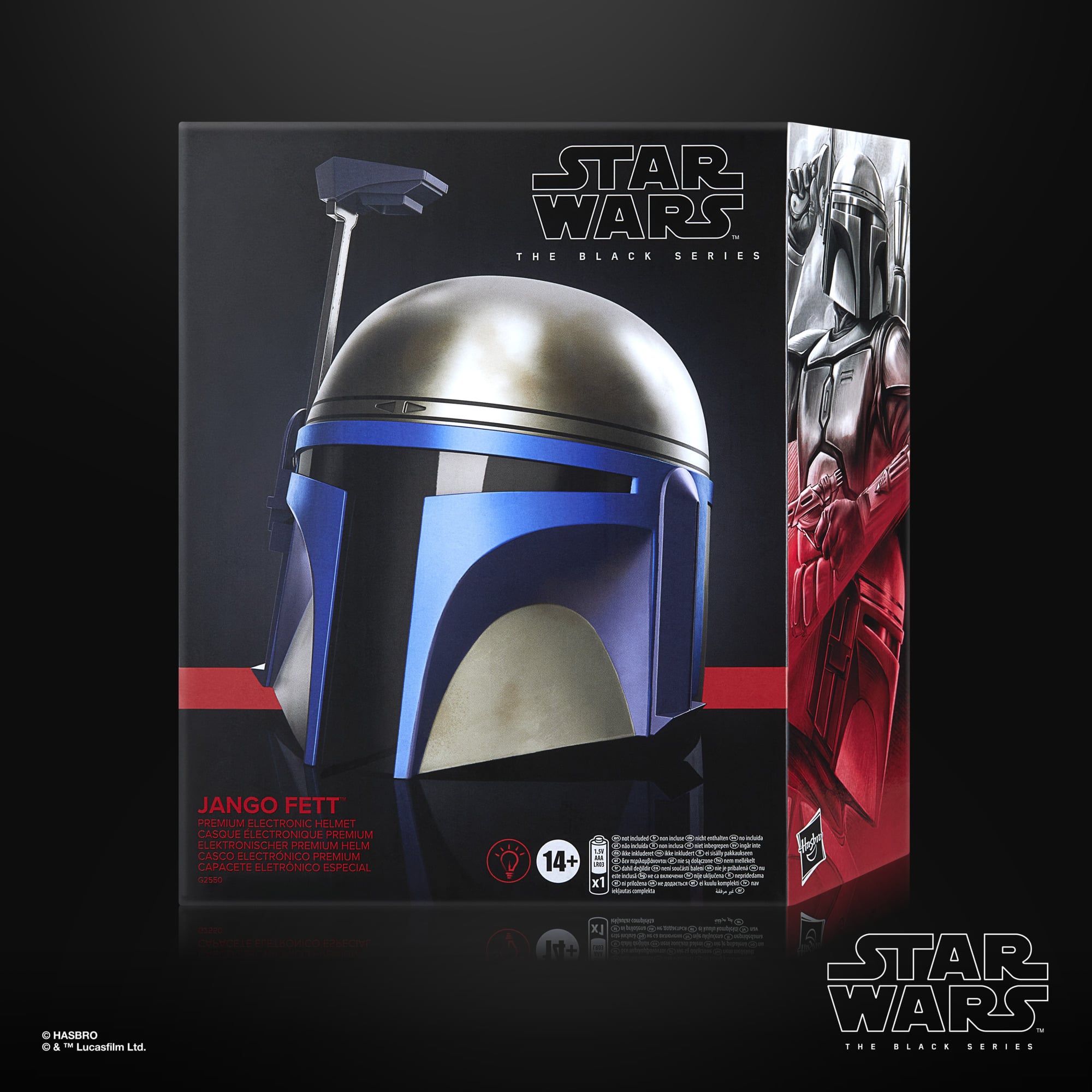 Star Wars: The Black Series Jango Fett (Attack of the Clones) 1:1 Scale Wearable Electronic Helmet Gallery Image 6
