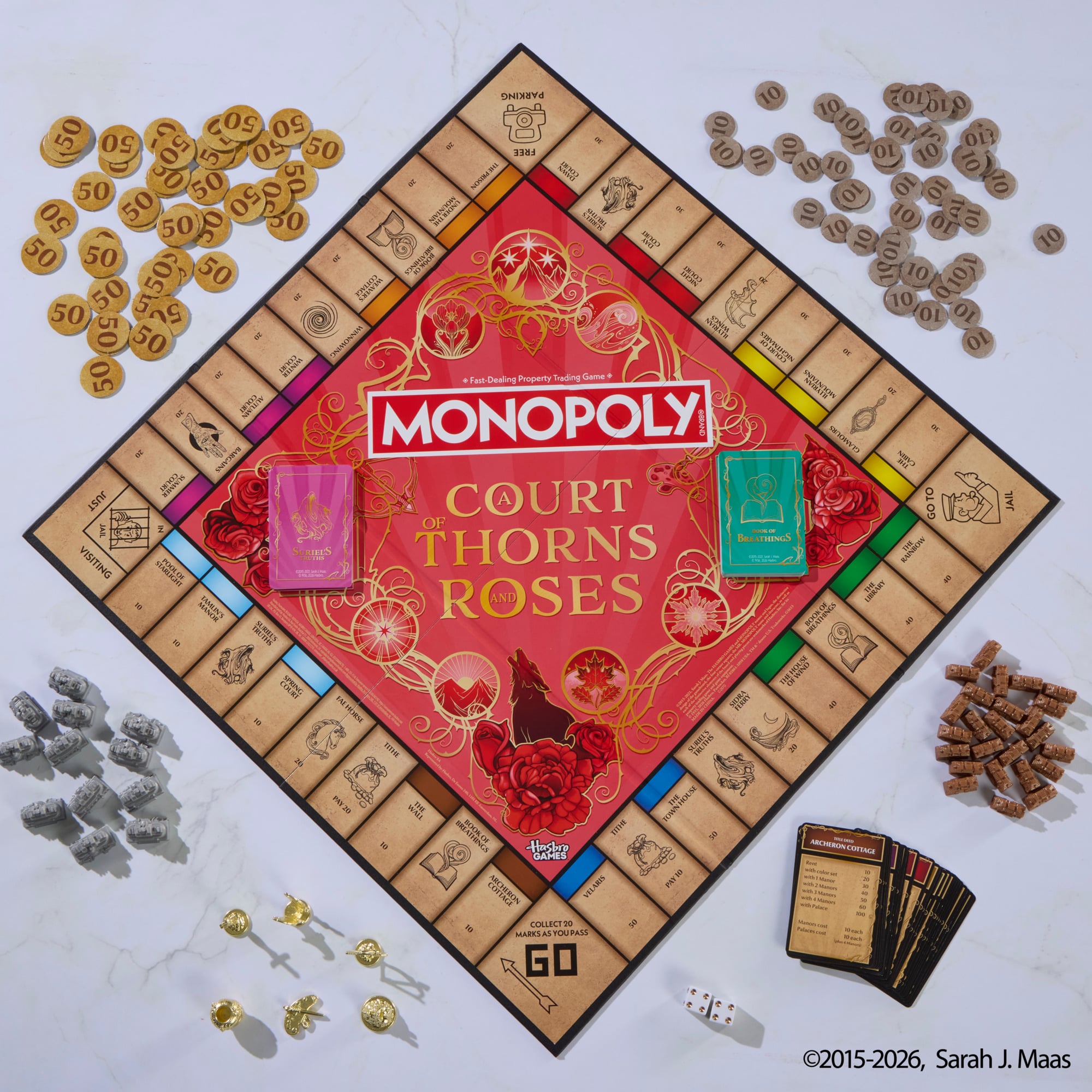 Monopoly: A Court of Thorns and Roses Edition Gallery Image 5