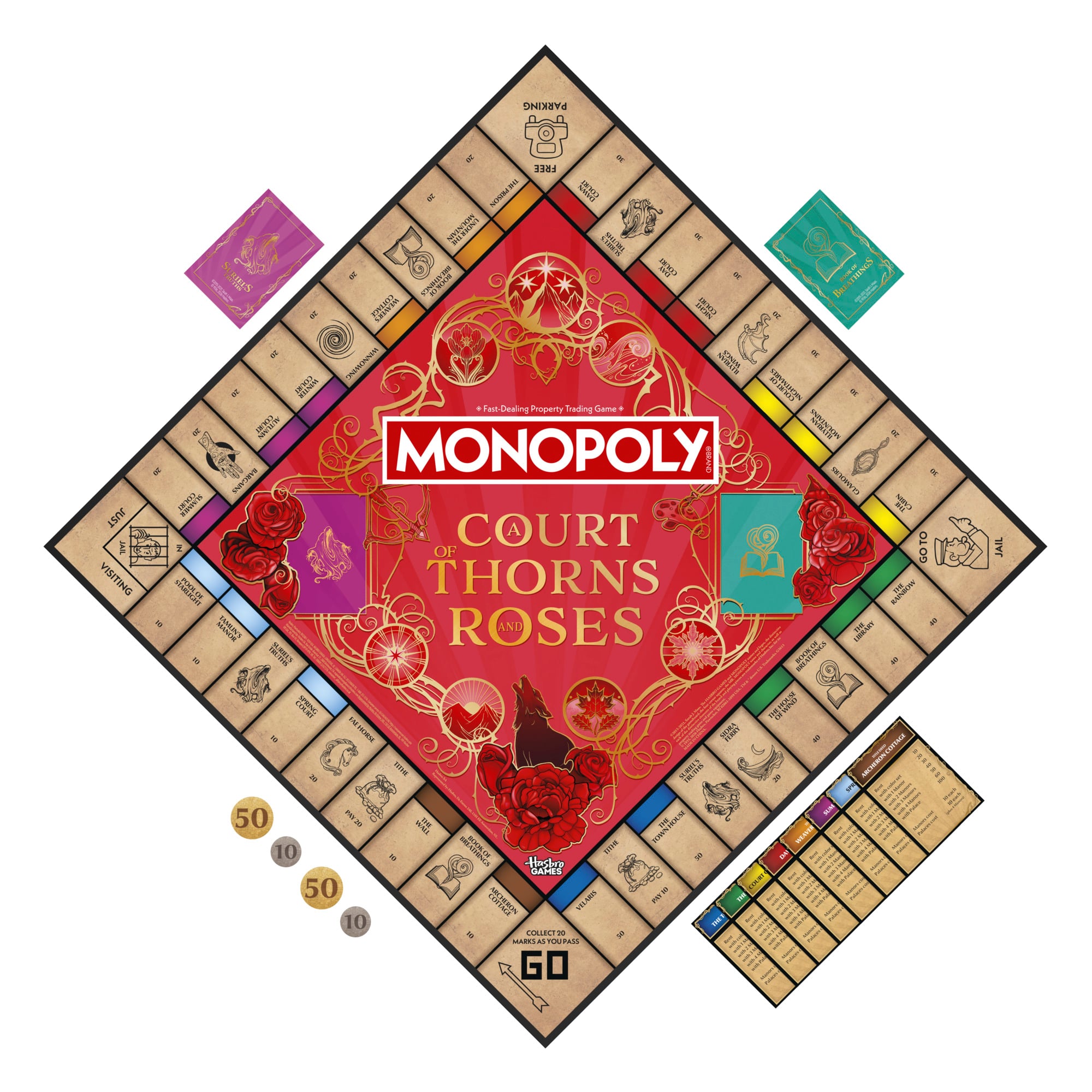Monopoly: A Court of Thorns and Roses Edition Gallery Image 17