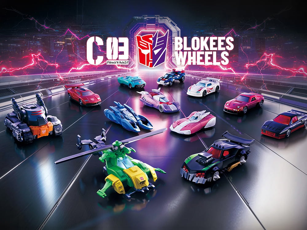 Transformers Blokees Wheels C03 Wreck 'N Rule 2 Box of 12 Random Model Kits Gallery Image 1