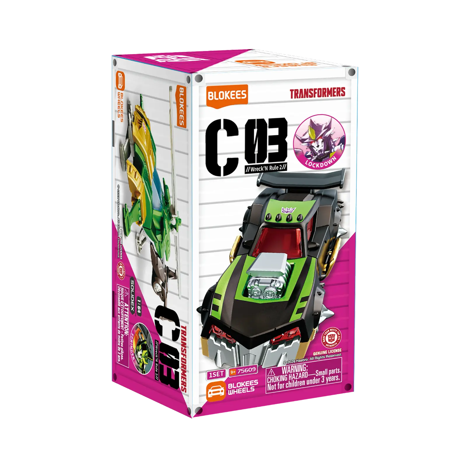 Transformers Blokees Wheels C03 Wreck 'N Rule 2 Box of 12 Random Model Kits Gallery Image 21