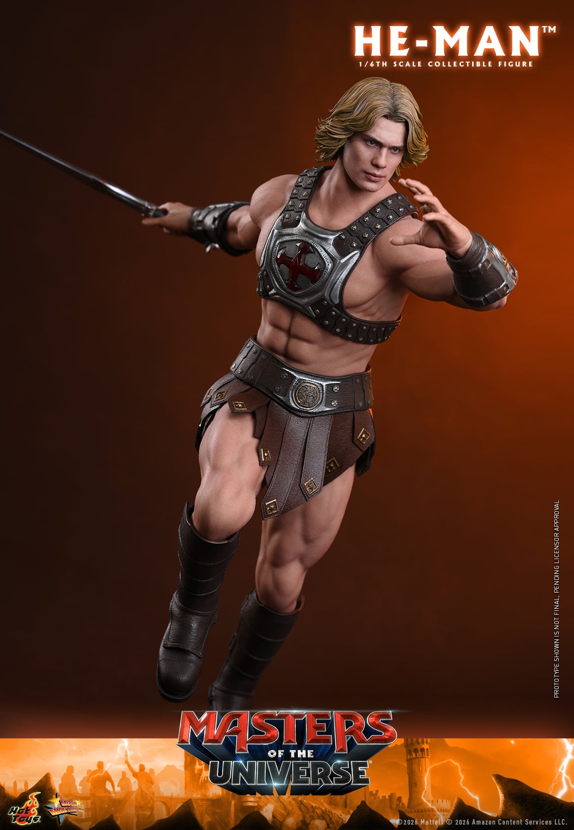 Masters of the Universe (2026) MMS888 He-Man 1/6th Scale Collectible Figure Gallery Image 9