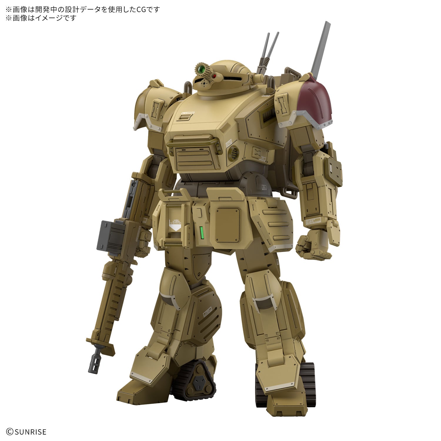 Armored Trooper Votoms: The Grey Witch HG Scopedog Grey Witch [Desert Color] (Tentative) Model Kit Gallery Image 3