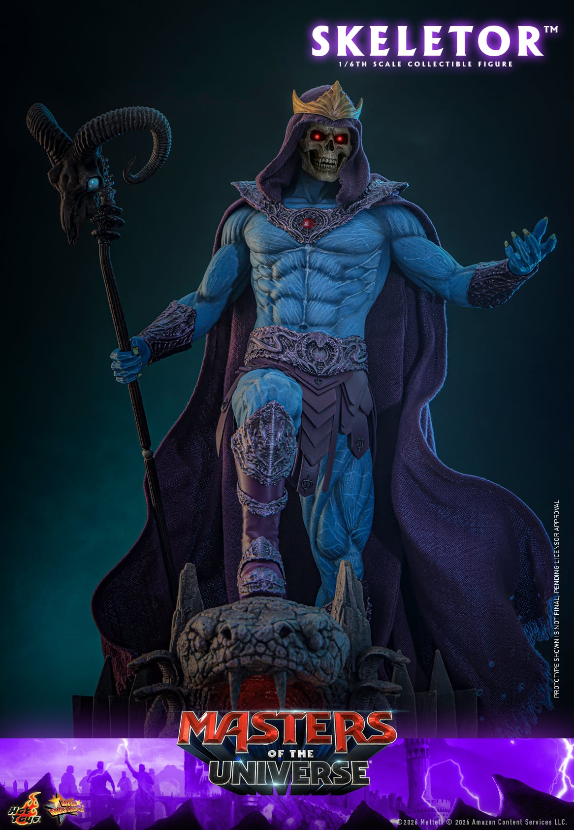 Masters of the Universe (2026) MMS889 Skeletor 1/6th Scale Collectible Figure Gallery Image 12