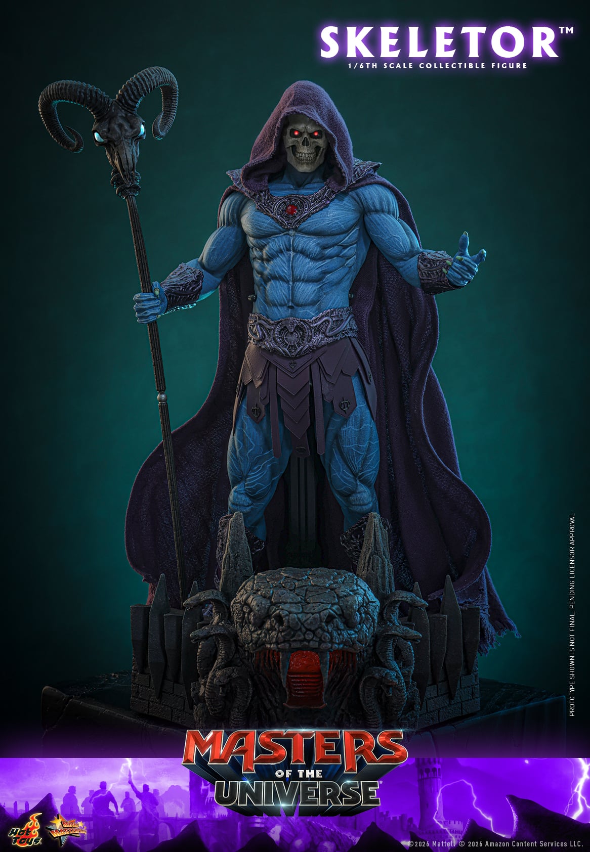 Masters of the Universe (2026) MMS889 Skeletor 1/6th Scale Collectible Figure Gallery Image 8
