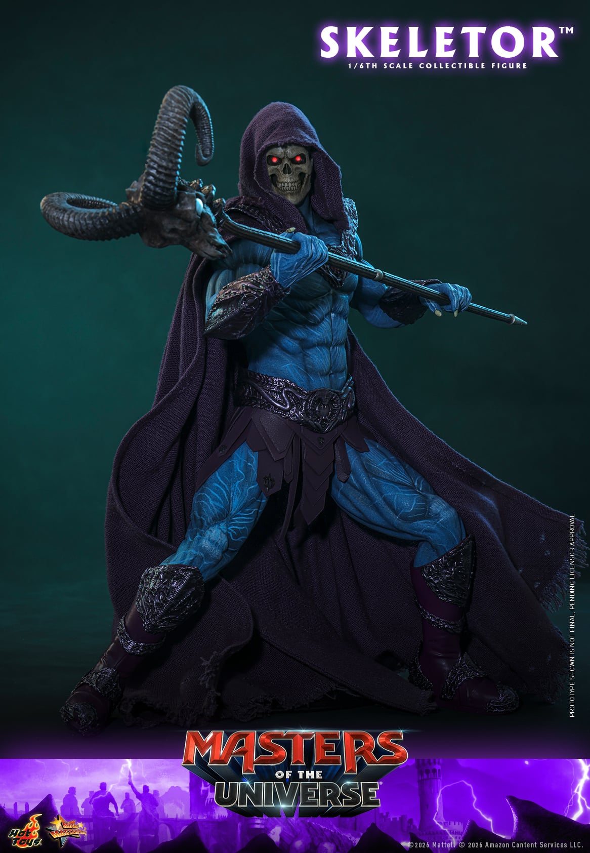 Masters of the Universe (2026) MMS889 Skeletor 1/6th Scale Collectible Figure Gallery Image 9