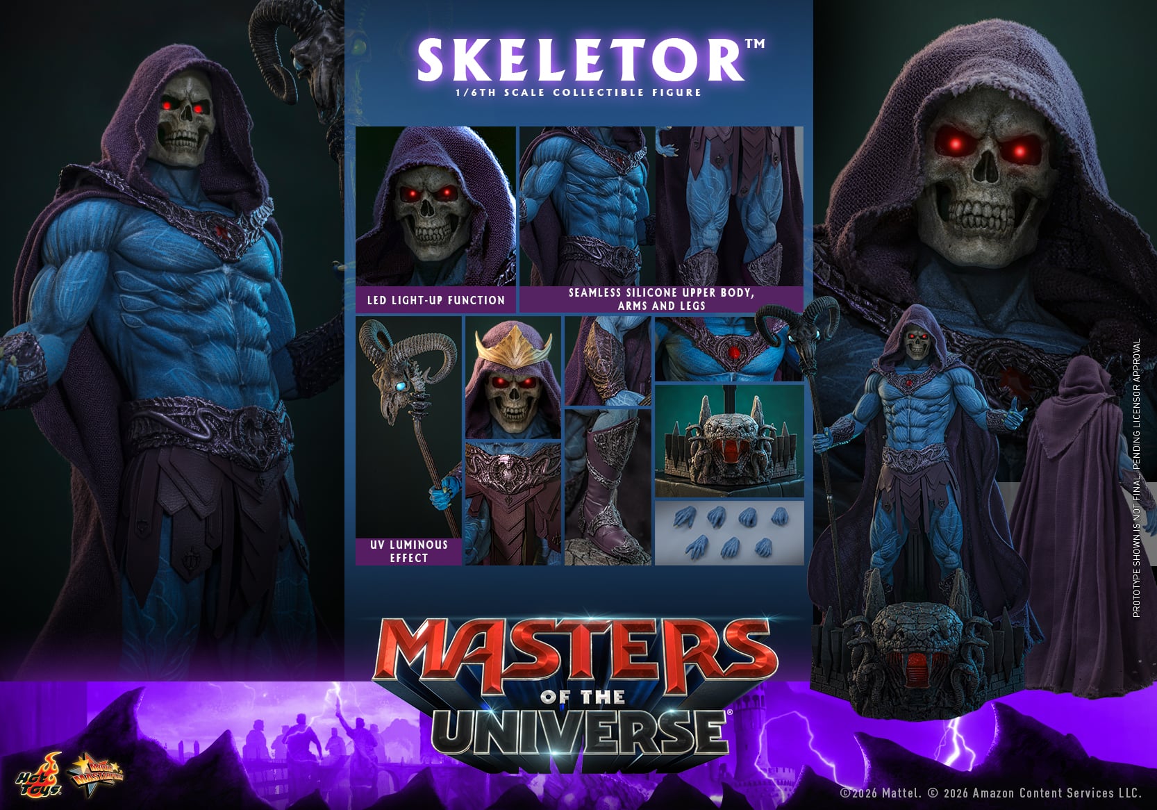 Masters of the Universe (2026) MMS889 Skeletor 1/6th Scale Collectible Figure Gallery Image 24