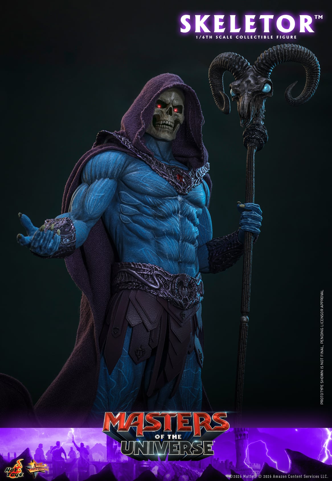 Masters of the Universe (2026) MMS889 Skeletor 1/6th Scale Collectible Figure Gallery Image 7