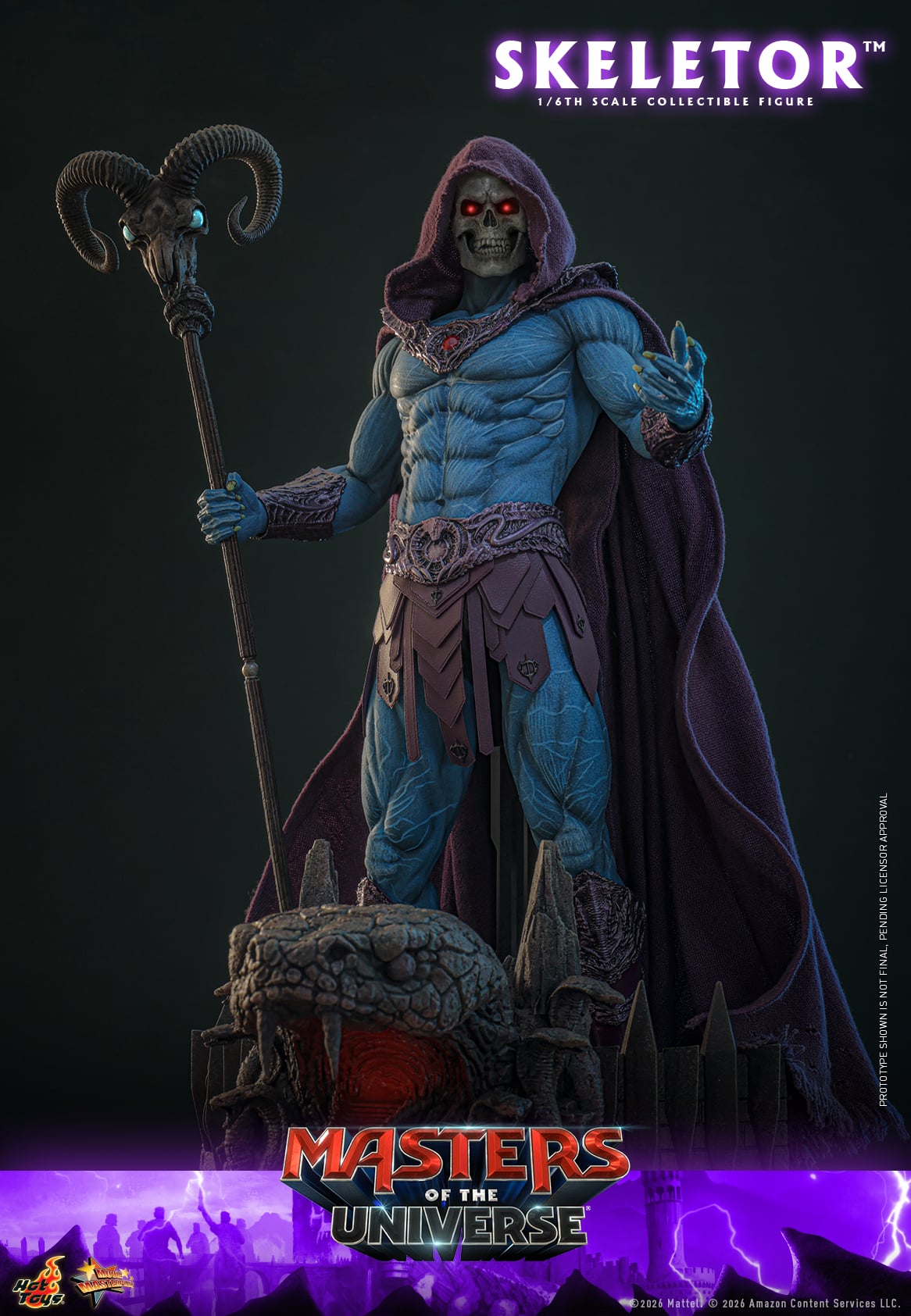 Masters of the Universe (2026) MMS889 Skeletor 1/6th Scale Collectible Figure Gallery Image 4