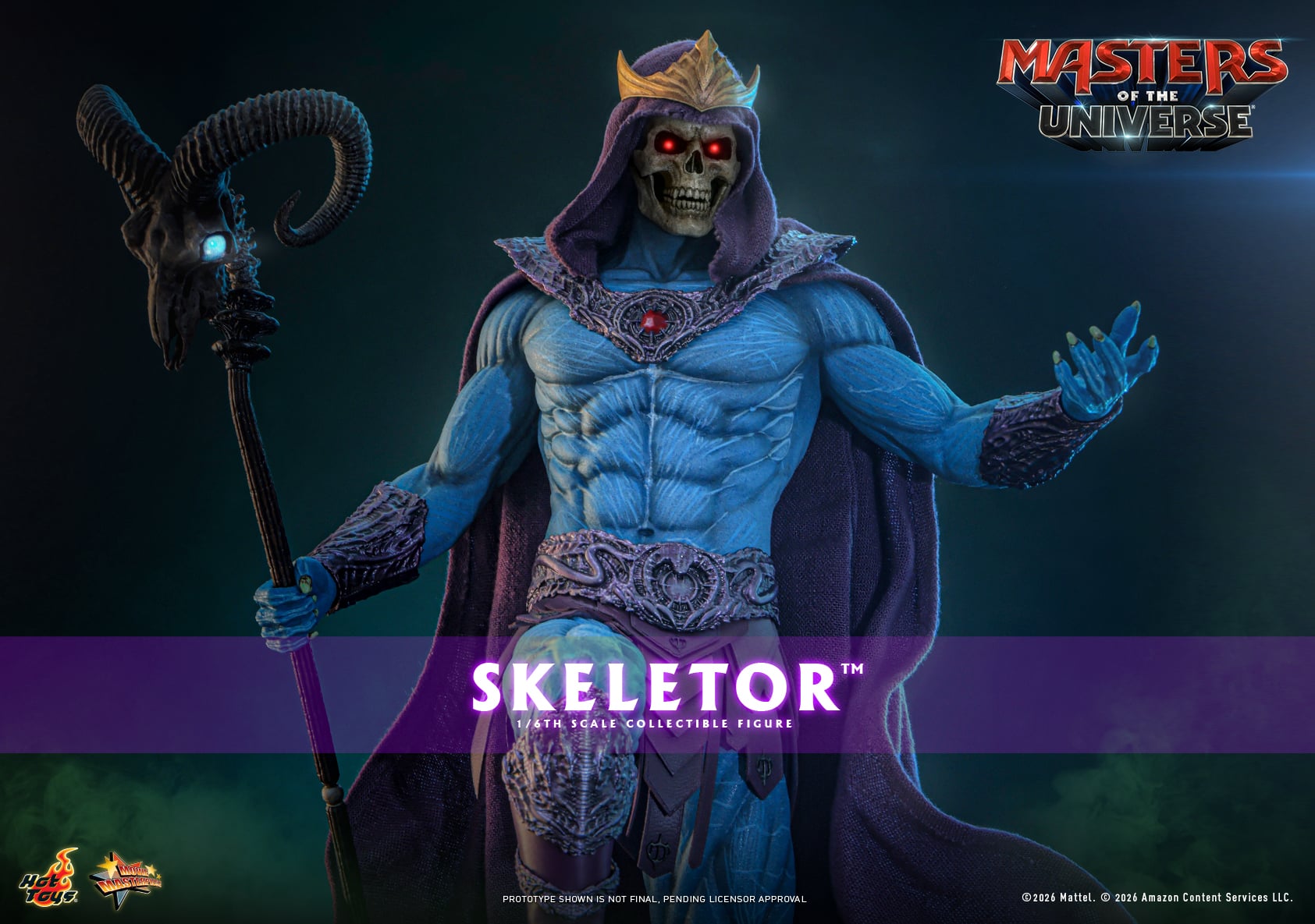 Masters of the Universe (2026) MMS889 Skeletor 1/6th Scale Collectible Figure Gallery Image 3
