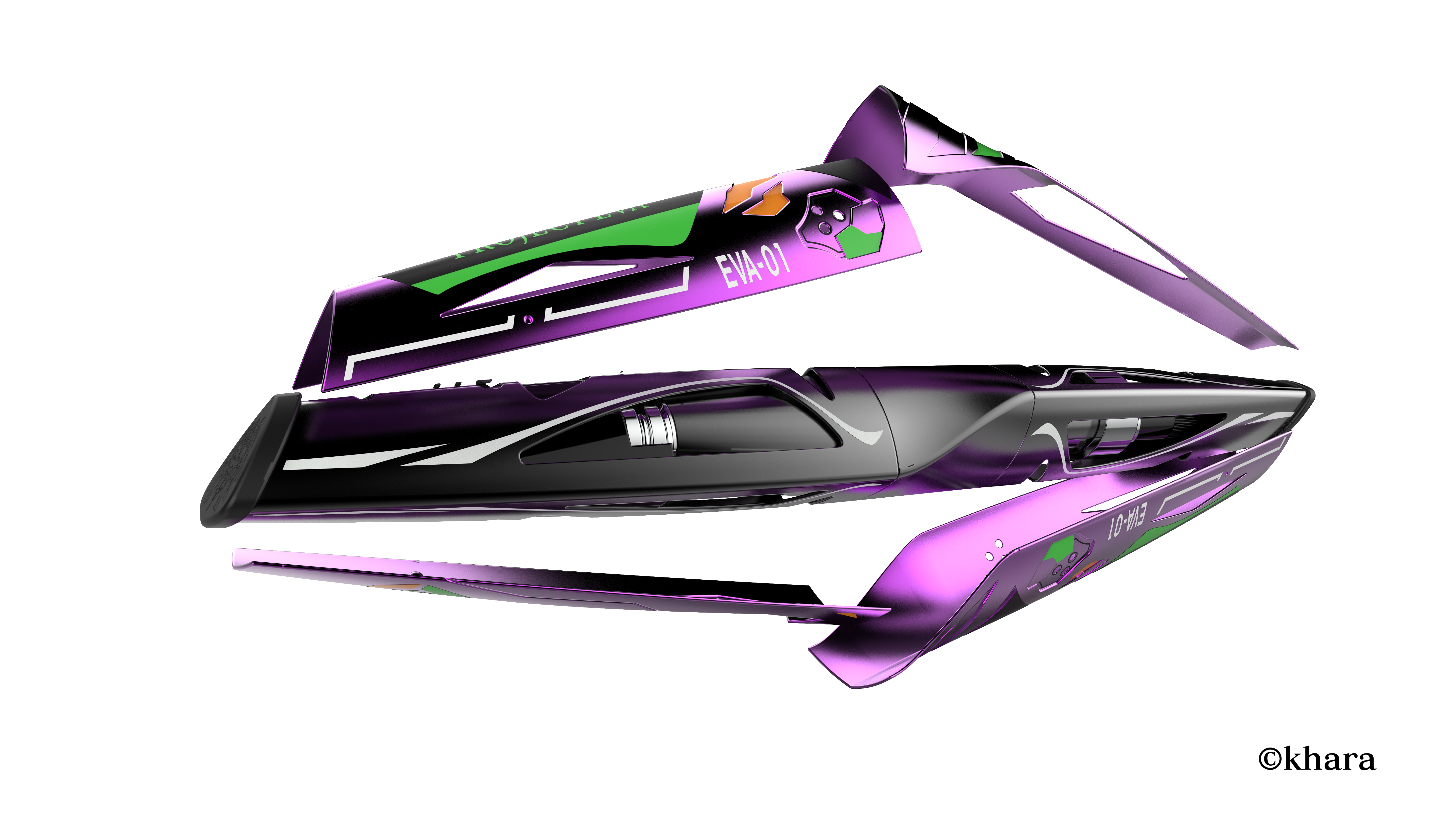 Neon Genesis Evangelion 30th Anniversary EVA-01 (Americas Edition) Limited Edition Premium Fountain Pen Gallery Image 7