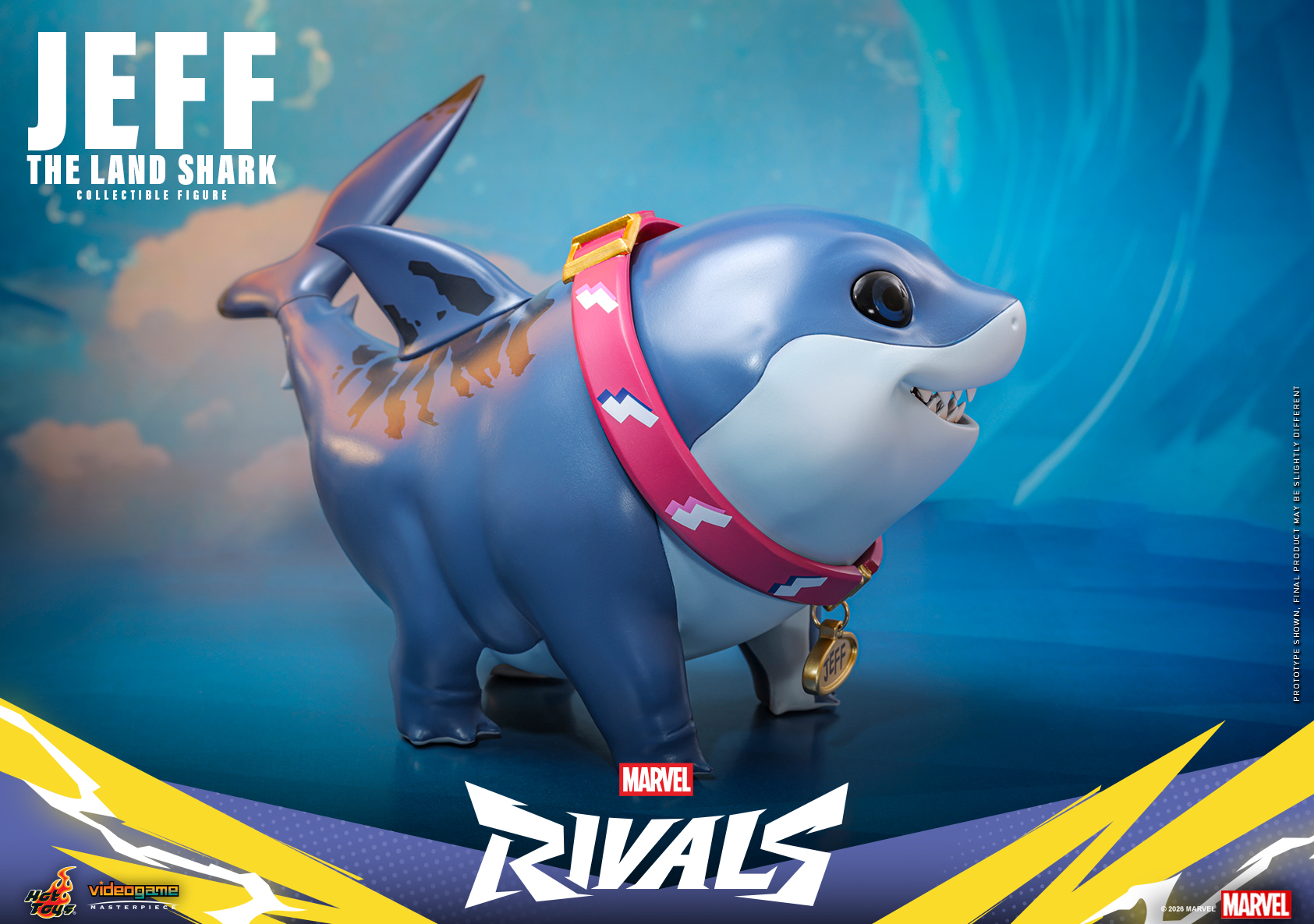 Marvel Rivals VGM86 Jeff the Land Shark Collectible Figure Gallery Image 7