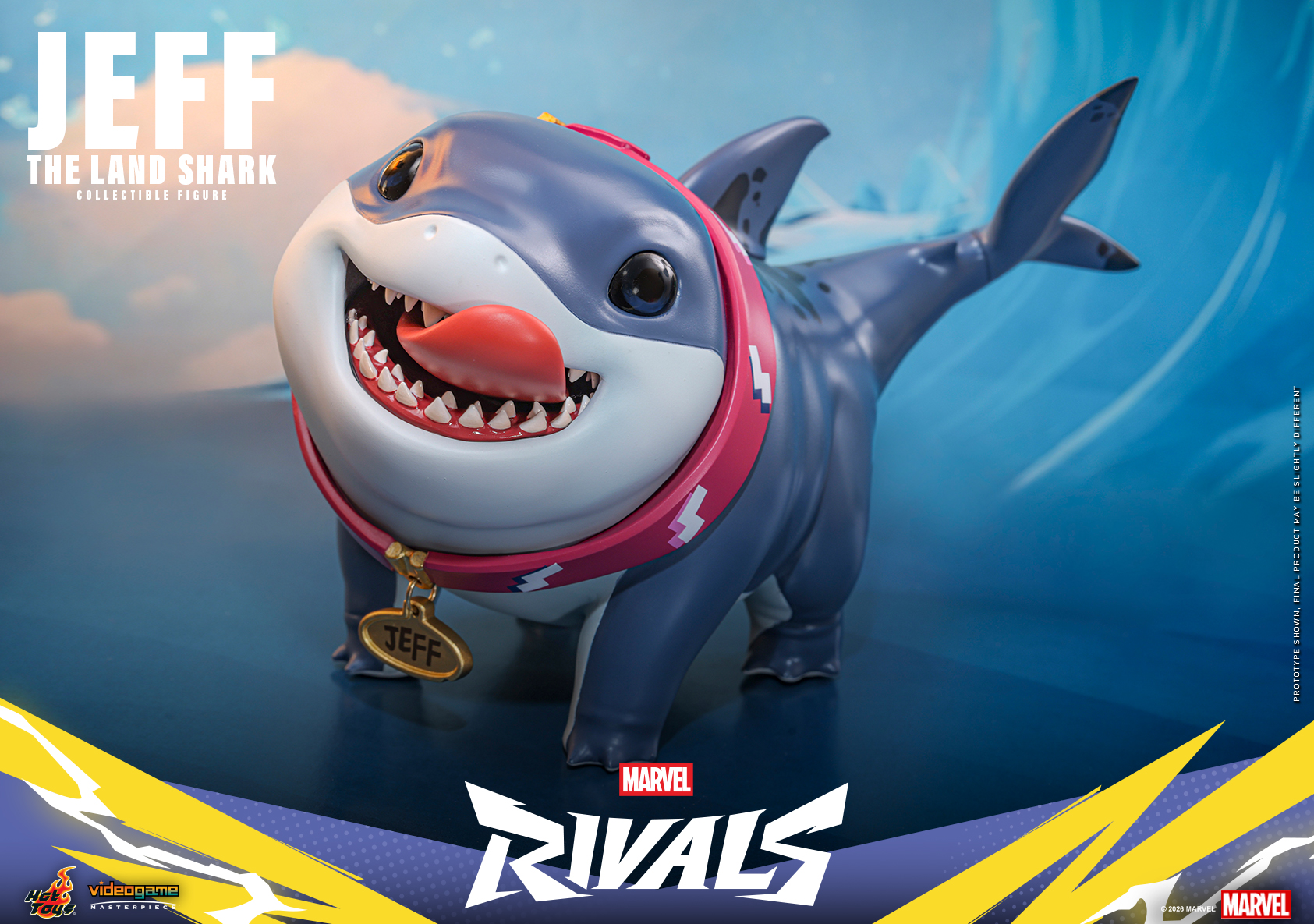 Marvel Rivals VGM86 Jeff the Land Shark Collectible Figure Gallery Image 4
