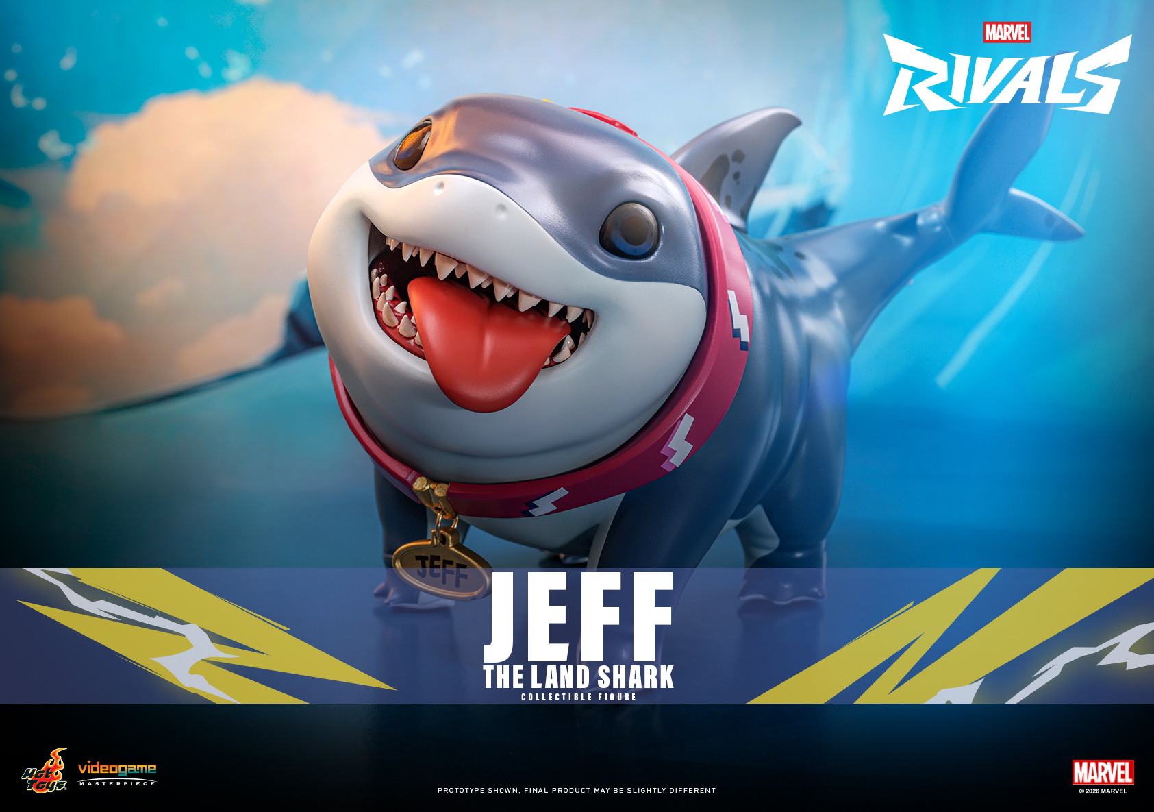 Marvel Rivals VGM86 Jeff the Land Shark Collectible Figure Gallery Image 3