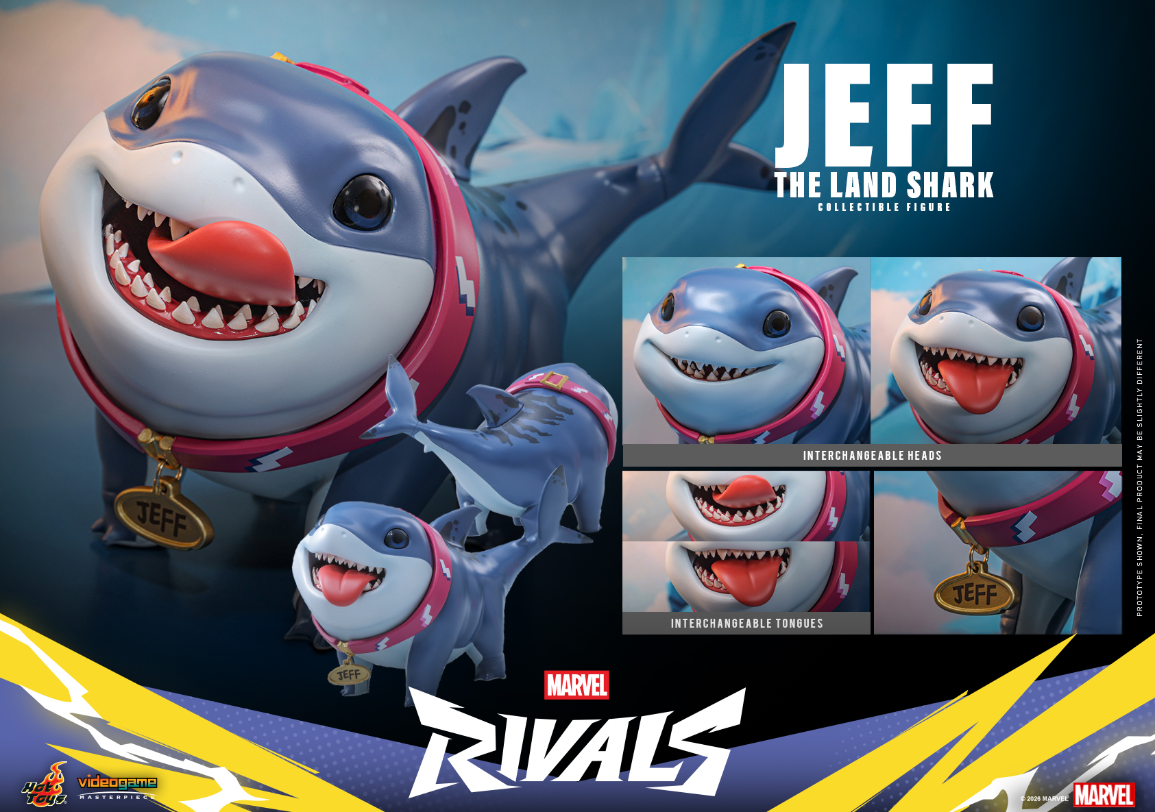 Marvel Rivals VGM86 Jeff the Land Shark Collectible Figure Gallery Image 10