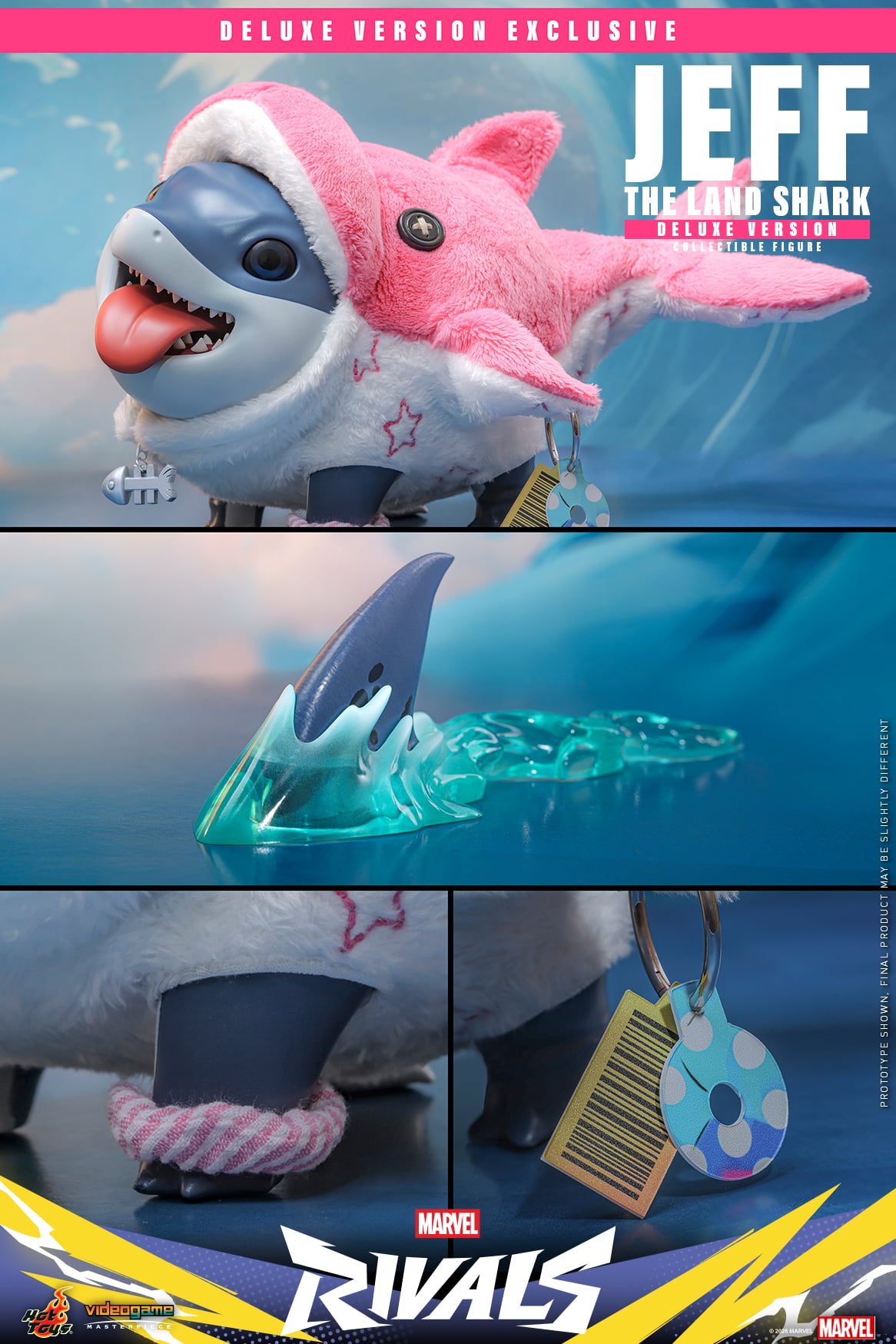 Marvel Rivals VGM87 Jeff the Land Shark (Deluxe Ver.) Collectible Figure Gallery Image 14
