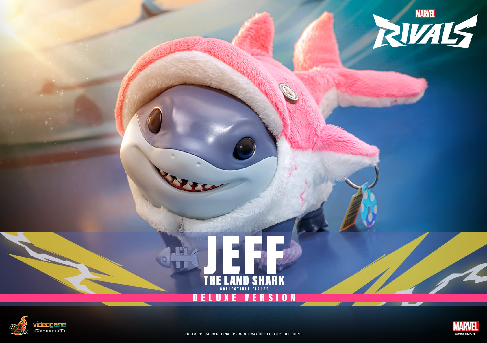 Marvel Rivals VGM87 Jeff the Land Shark (Deluxe Ver.) Collectible Figure Gallery Image 3