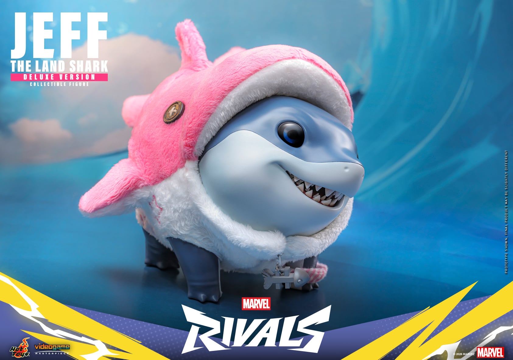 Marvel Rivals VGM87 Jeff the Land Shark (Deluxe Ver.) Collectible Figure Gallery Image 7