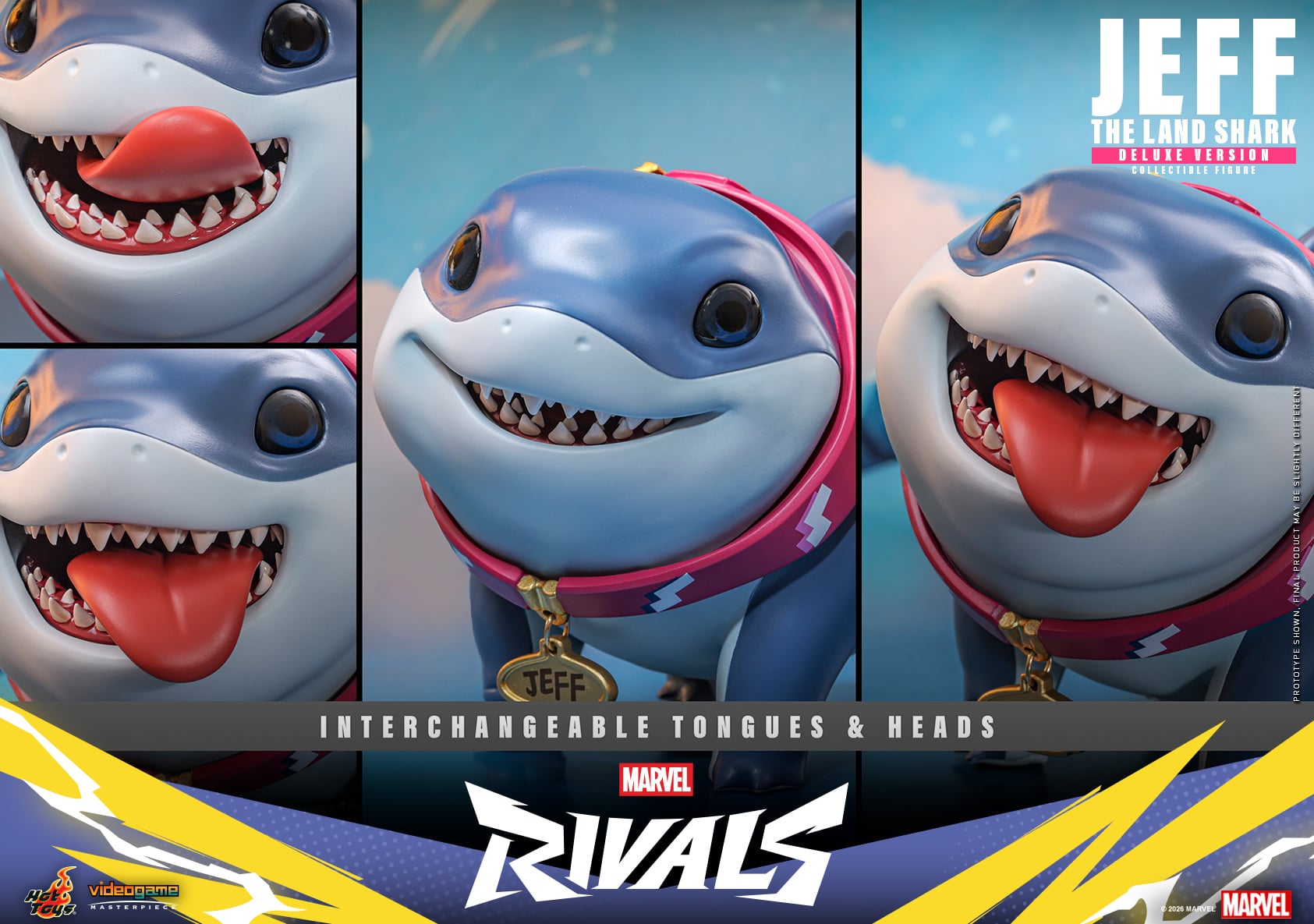 Marvel Rivals VGM87 Jeff the Land Shark (Deluxe Ver.) Collectible
