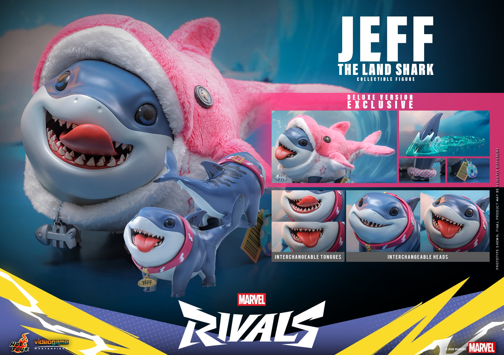 Marvel Rivals VGM87 Jeff the Land Shark (Deluxe Ver.) Collectible