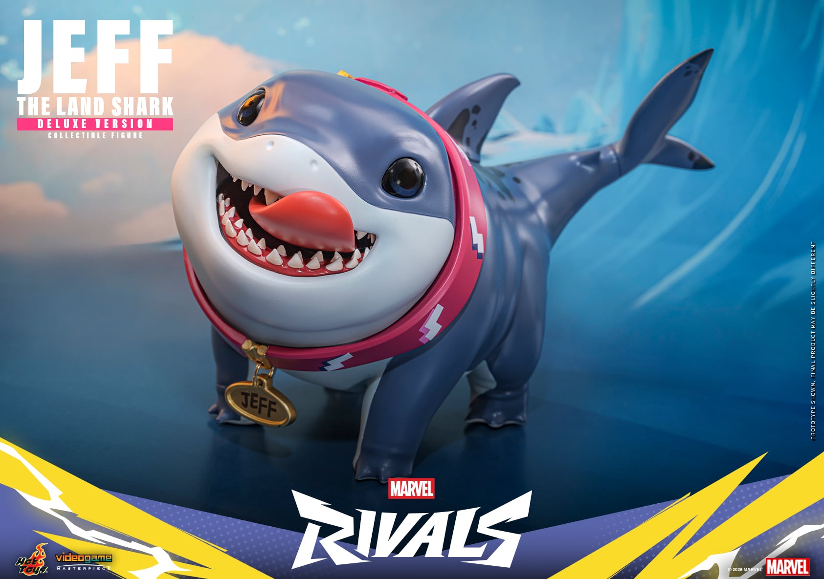 Marvel Rivals VGM87 Jeff the Land Shark (Deluxe Ver.) Collectible Figure Gallery Image 9