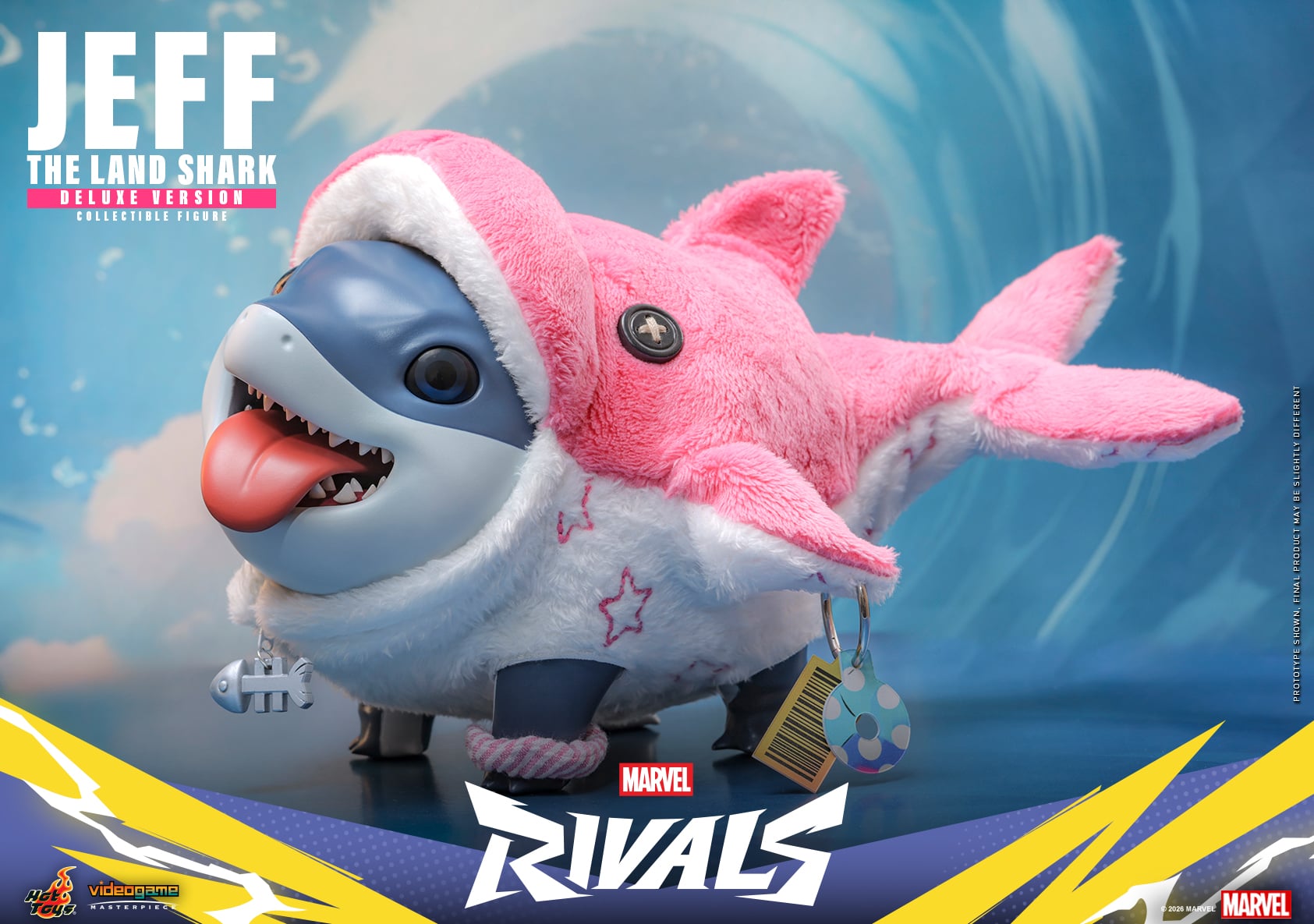 Marvel Rivals VGM87 Jeff the Land Shark (Deluxe Ver.) Collectible Figure Gallery Image 6