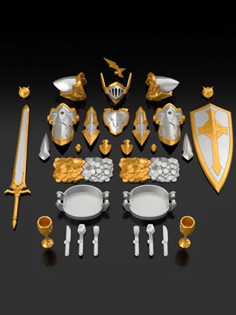 30 Minutes Fantasy Item Shop 6 (Gold/Silver Option) Accessory Kit