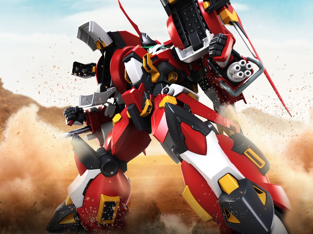 Super Robot Wars OG: Original Generation HG Alteisen Riese Model Kit Gallery Image 1