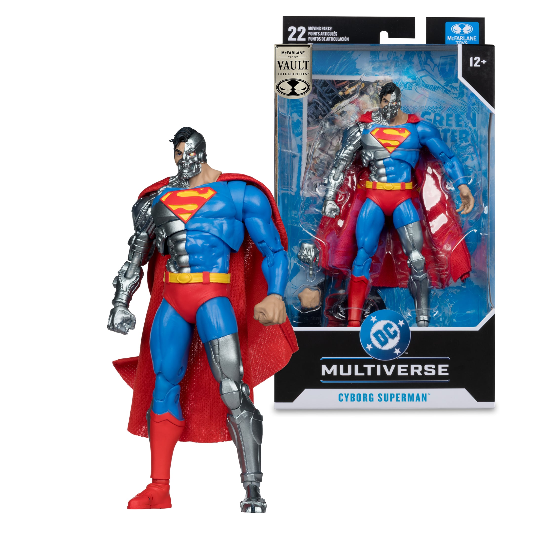 The Return of Superman DC Multiverse McFarlane Vault Collection Cyborg Superman Action Figure Gallery Image 13
