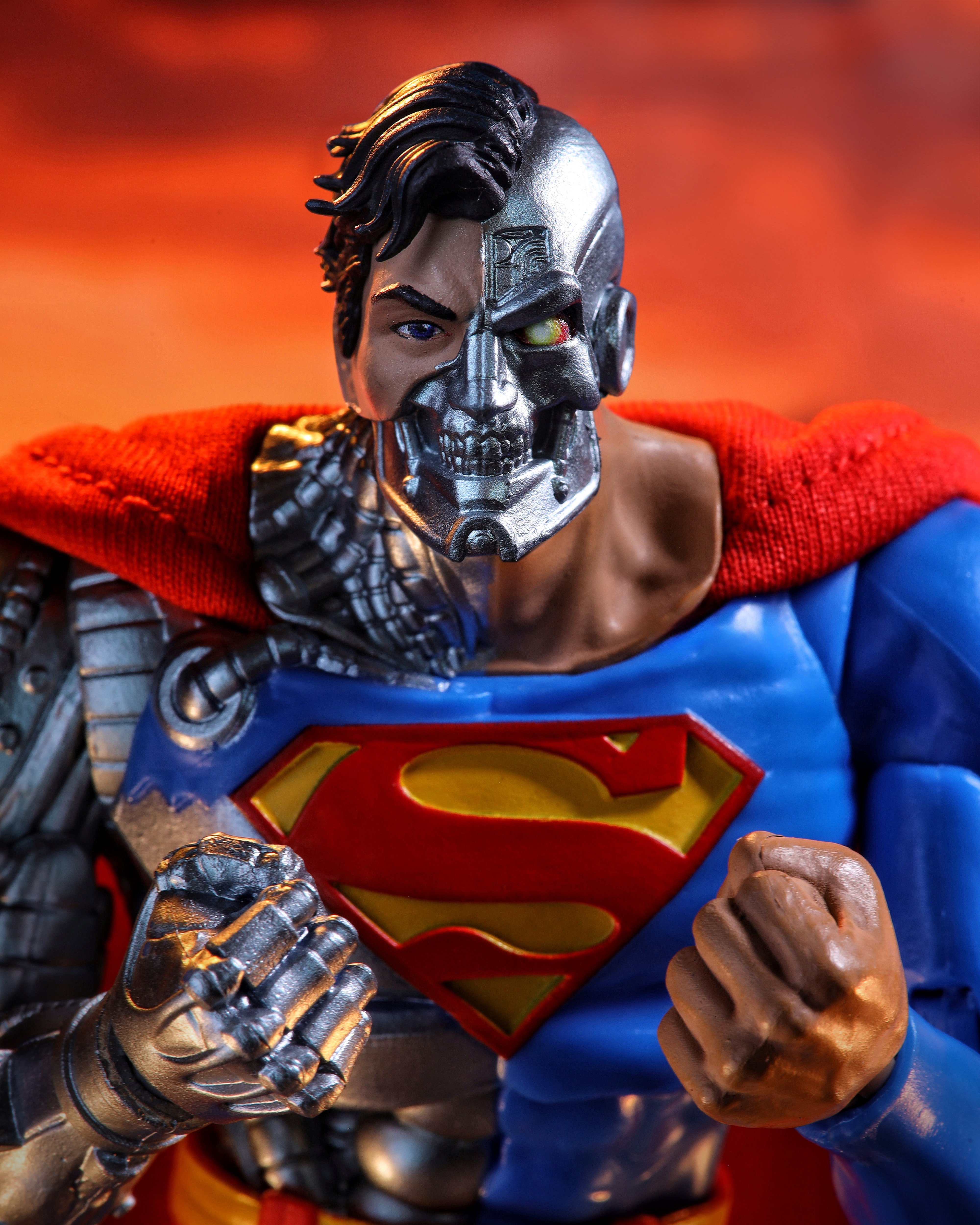 The Return of Superman DC Multiverse McFarlane Vault Collection Cyborg Superman Action Figure Gallery Image 7